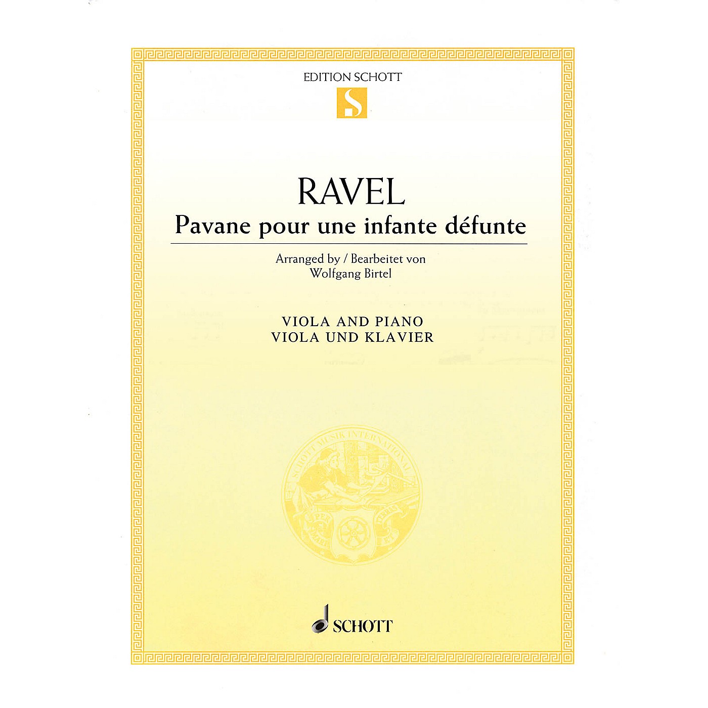 Schott Pavane pour une infante défunte (for Viola and Piano) String Solo Series thumbnail