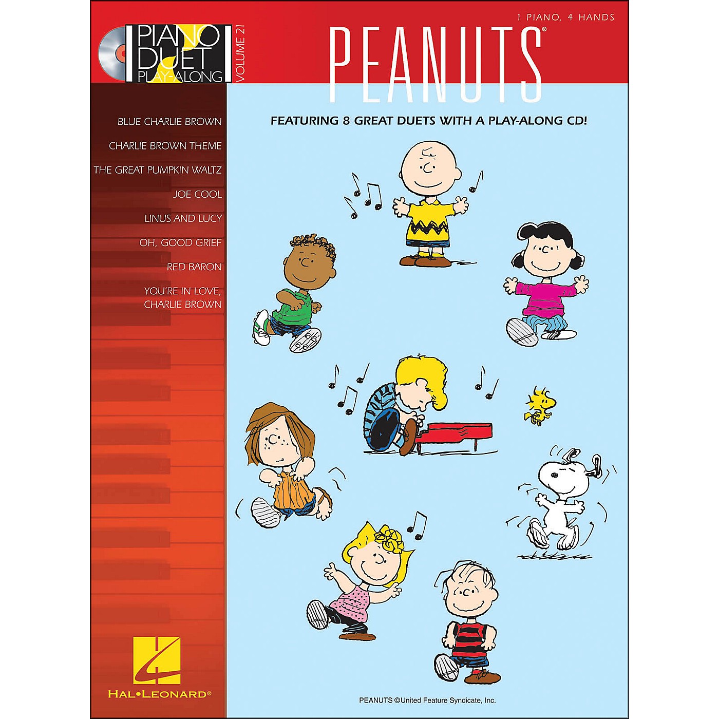 Hal Leonard Peanuts - Piano Duet Play-Along Volume 21 (CD/Pkg) thumbnail