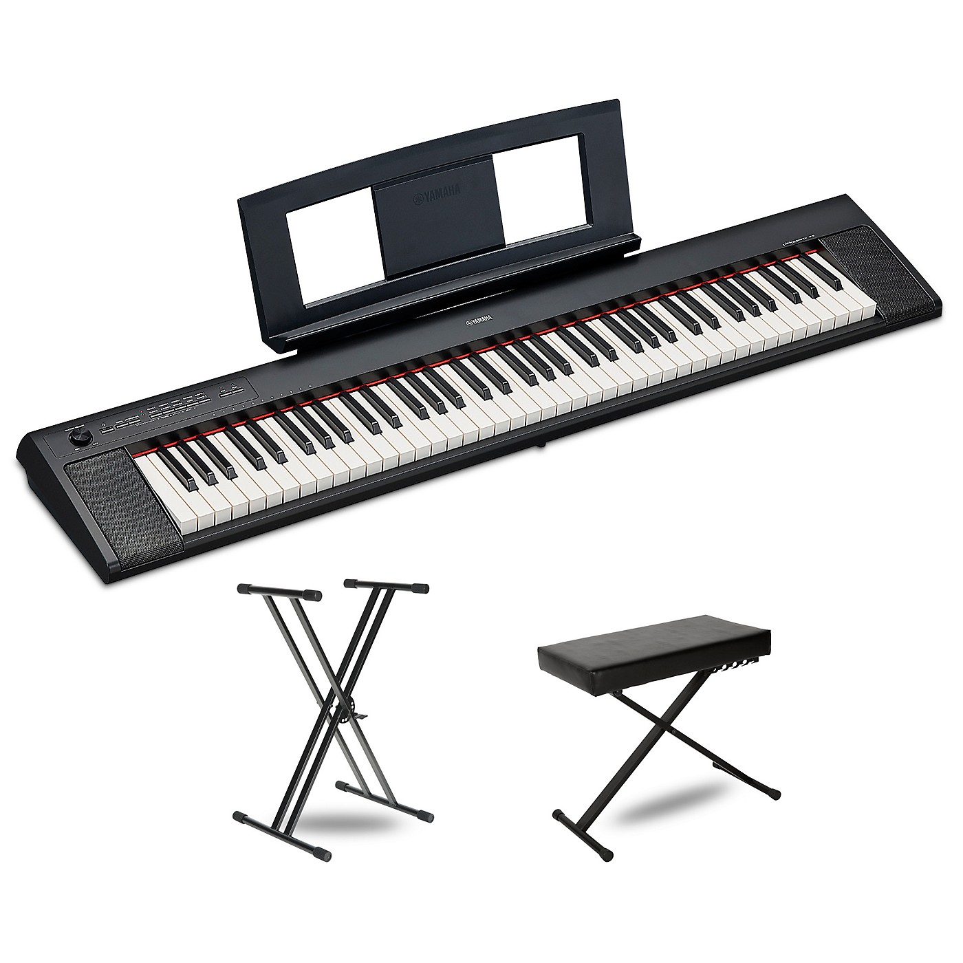 Yamaha Piaggero NP-32 Black Portable Keyboard With Power Adapter thumbnail