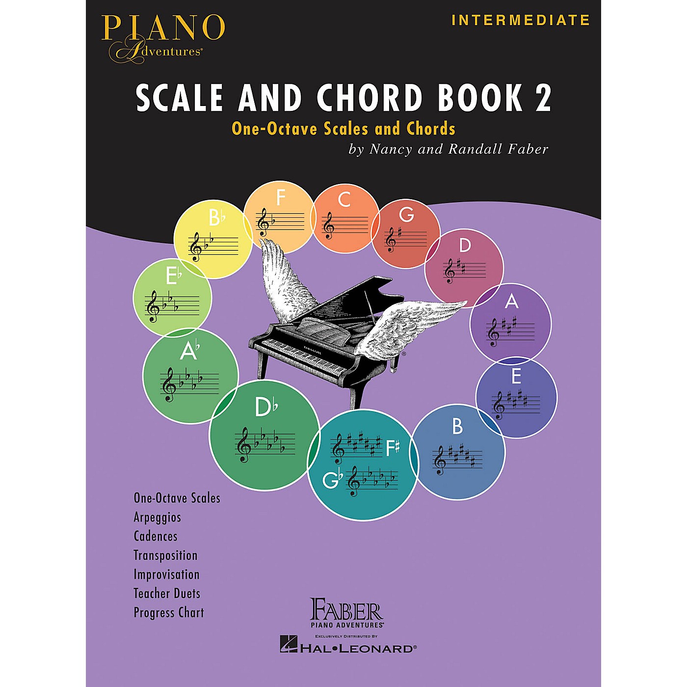 Faber Piano Adventures Piano Adventures Scale and Chord Book 2 Faber Piano Adventures® Series Softcover Written by Randall Faber thumbnail