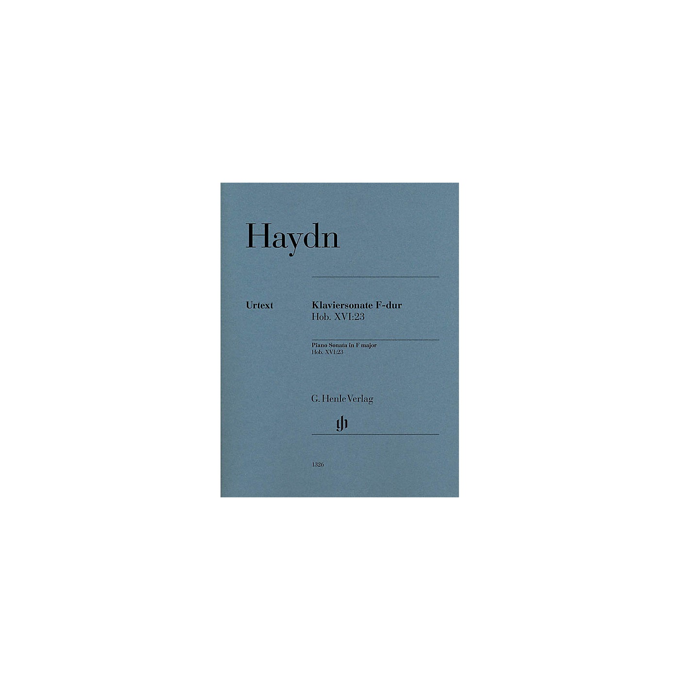 G. Henle Verlag Piano Sonata in F Major, Hob. XVI:23 Henle Music Folios Series Softcover (Advanced) thumbnail