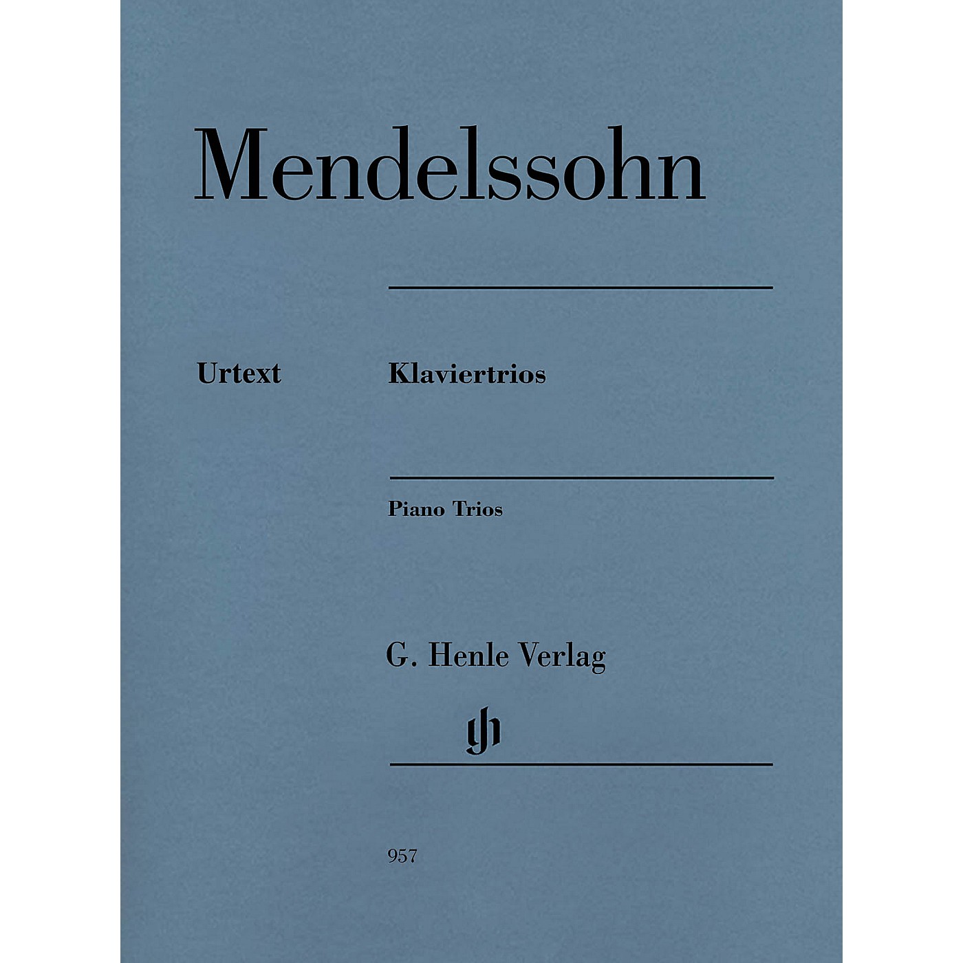 G. Henle Verlag Piano Trios Henle Music Folios Series Softcover Composed by Felix Mendelssohn thumbnail