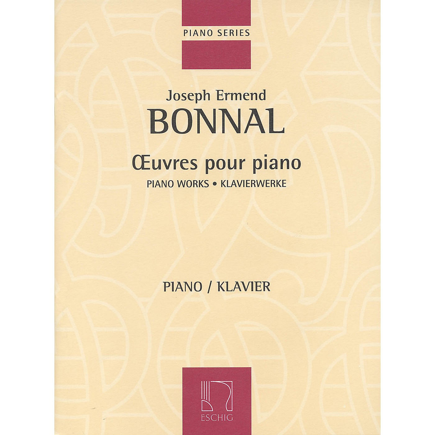 Max Eschig Piano Works (Oeuvres pour Piano) Editions Durand Series Composed by Joseph Ermend-Bonnal thumbnail