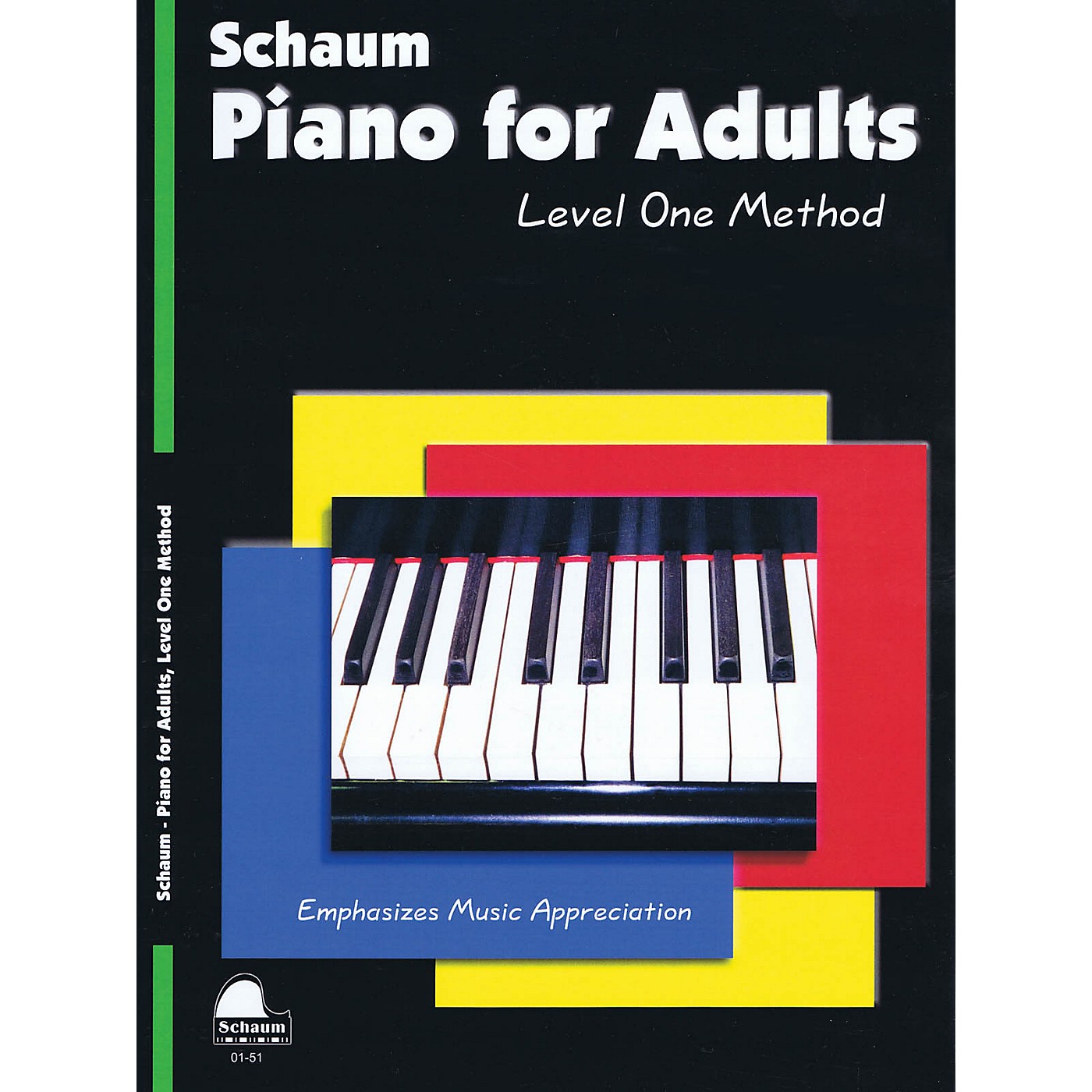 Schaum Piano for Adults (Level 1 Elem Level) Educational Piano Book by Wesley Schaum thumbnail