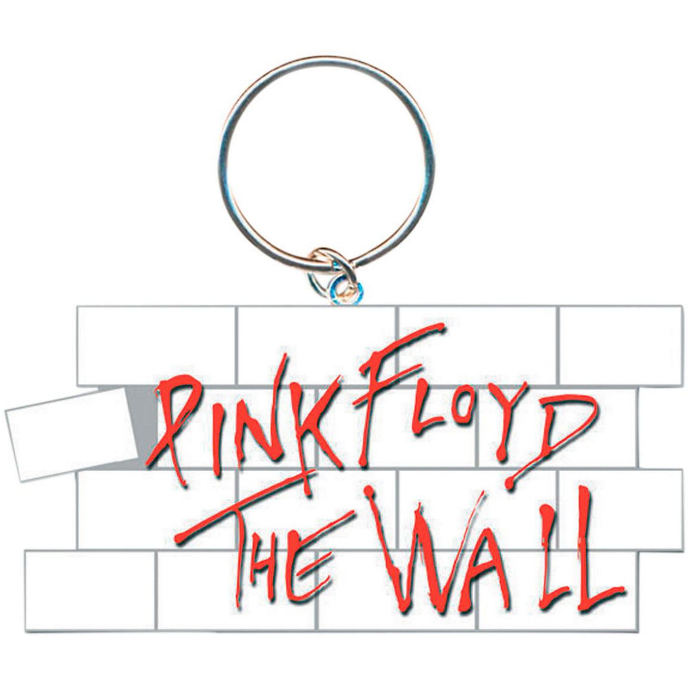 ROCK OFF Pink Floyd The Wall Key Ring Wall Logo Keychain thumbnail