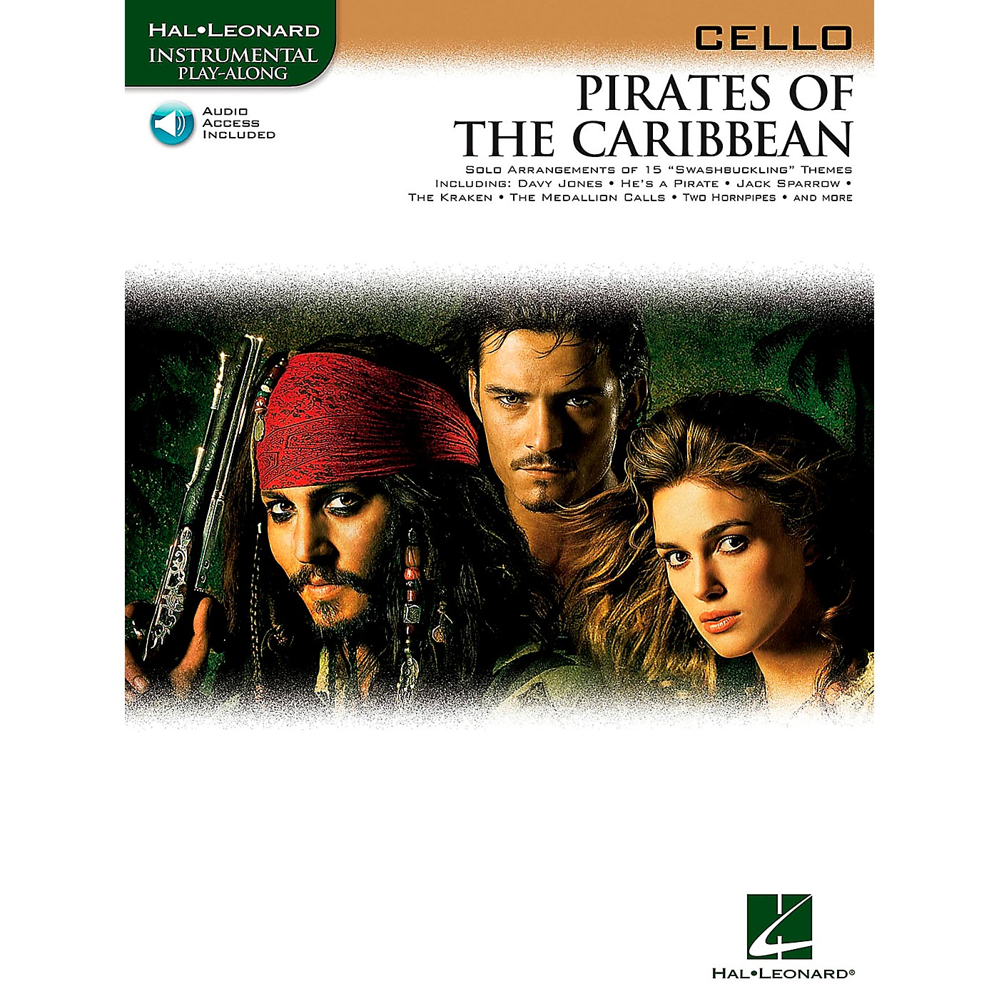 Hal Leonard Pirates Of The Caribbean for Cello Instrumental Play-Along Book/Audio Online thumbnail