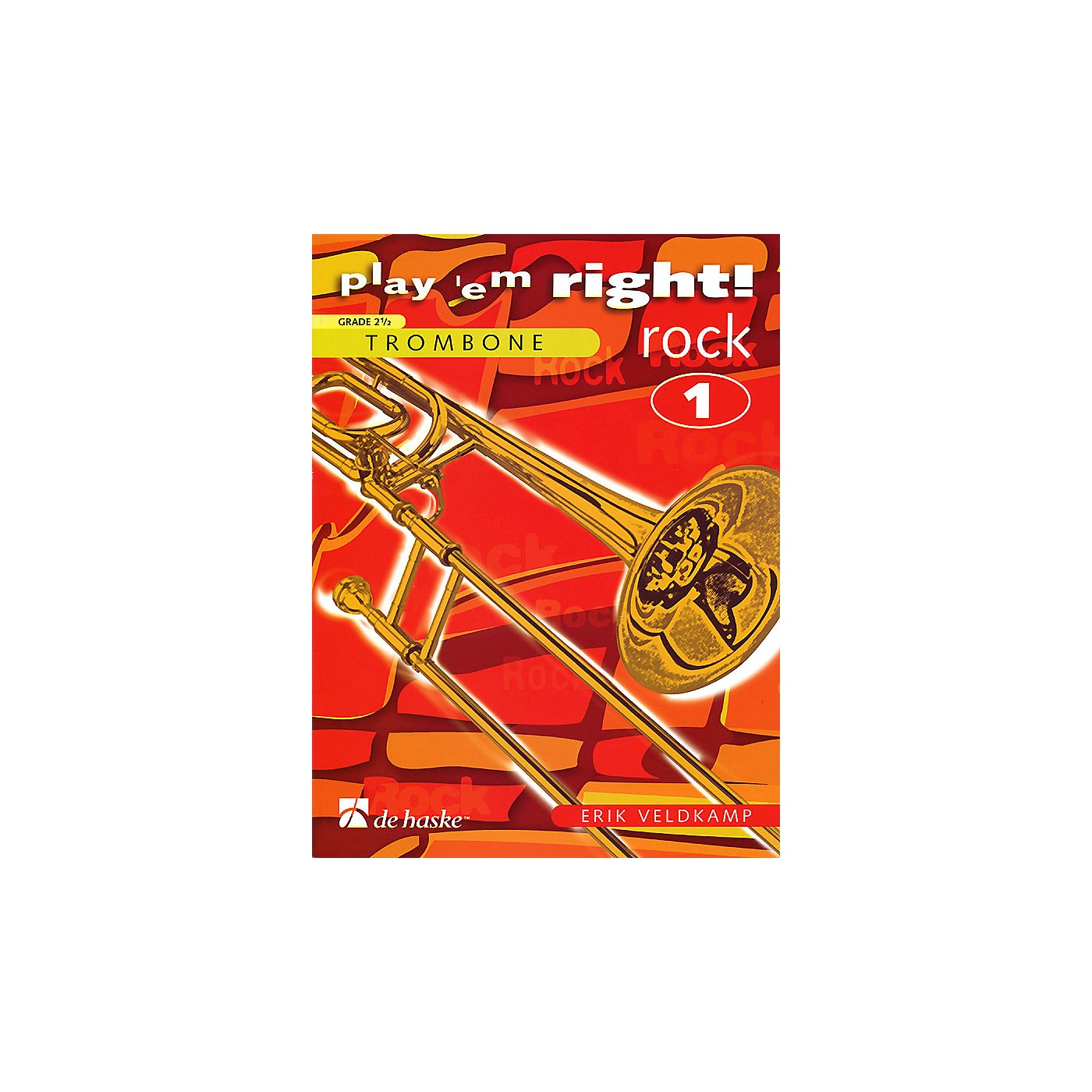 Hal Leonard Play 'Em Right Rock - Vol. 1 (Trombone) De Haske Play-Along Book Series Arranged by Erik Veldkamp thumbnail