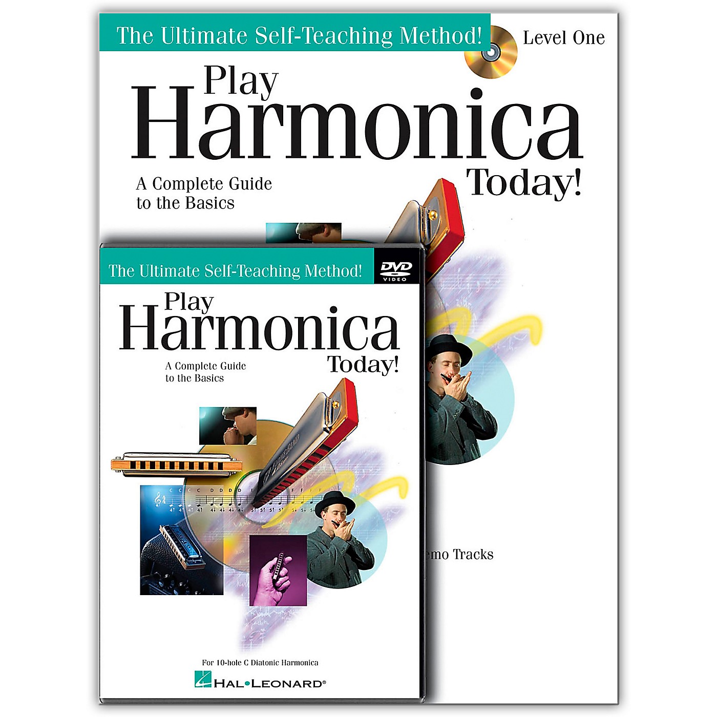 Hal Leonard Play Harmonica Today! Beginner's Pack - Includes Book/CD/DVD thumbnail