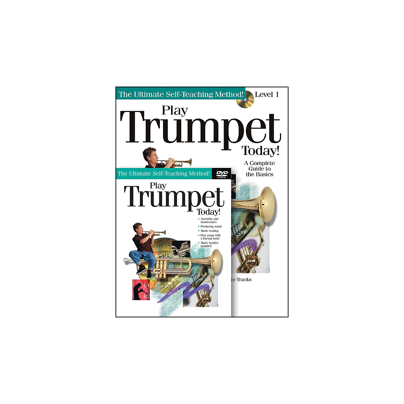 Hal Leonard Play Trumpet Today! Beginner's Pack - Includes Book/CD/DVD thumbnail