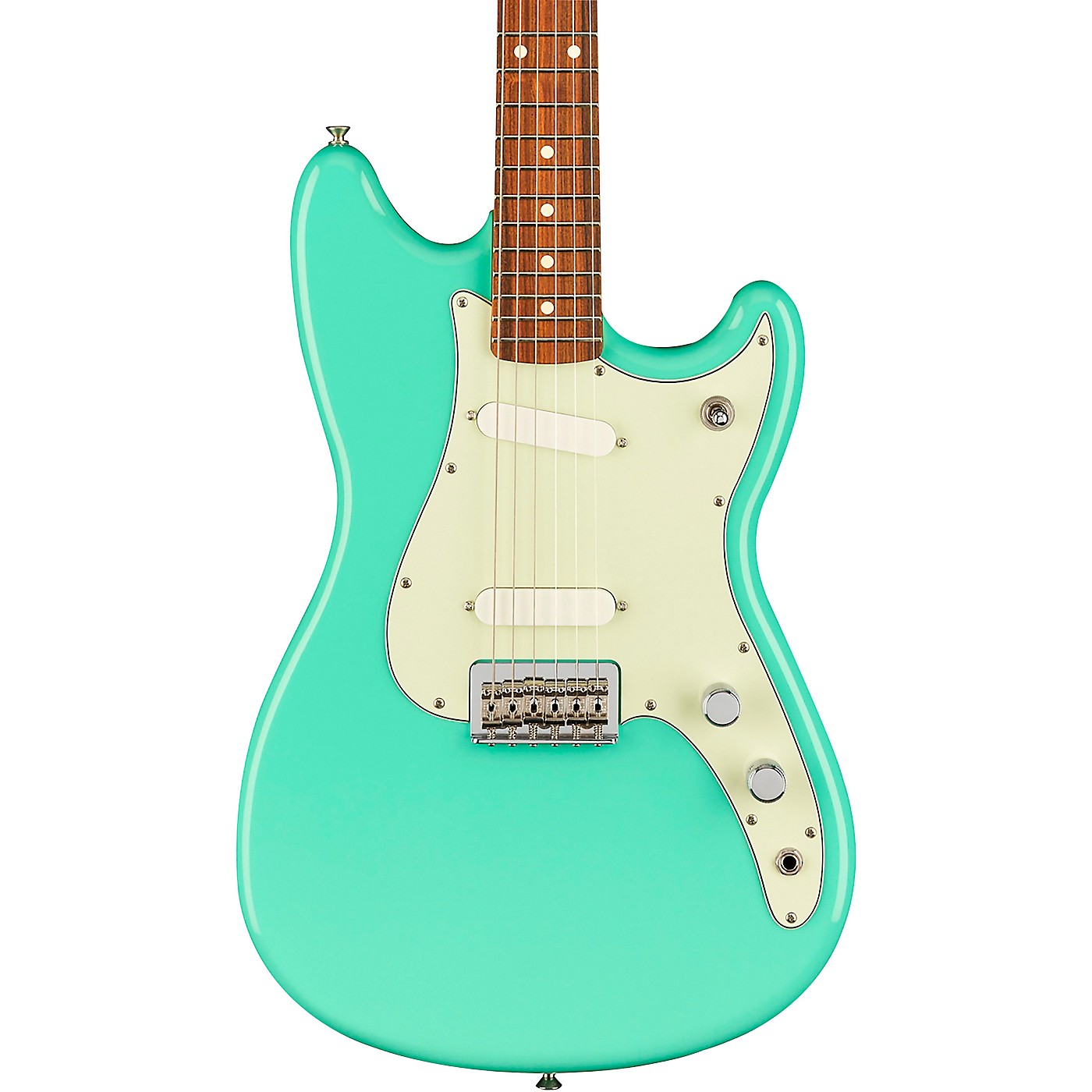 Fender Player Duo Sonic Pau Ferro Fingerboard Electric Guitar Sea Foam ...