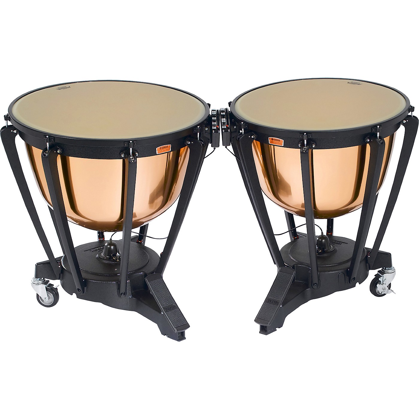 Yamaha Polished Copper Symphonic Timpani Set 26" & 29" w/Covers Woodwind & Brasswind