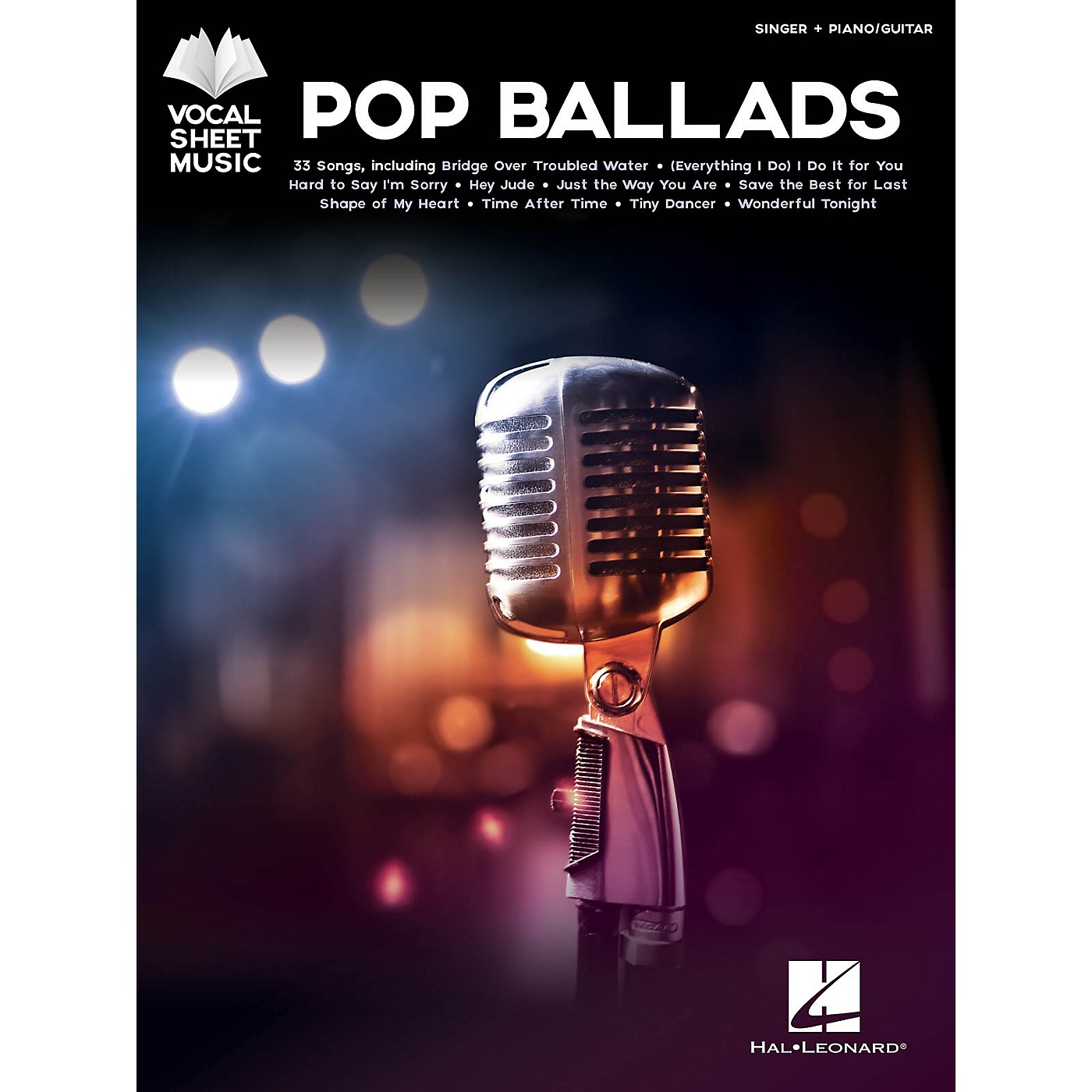 Hal Leonard Pop Ballads - Vocal Sheet Music Series Songook (Singer + Piano/Guitar) thumbnail