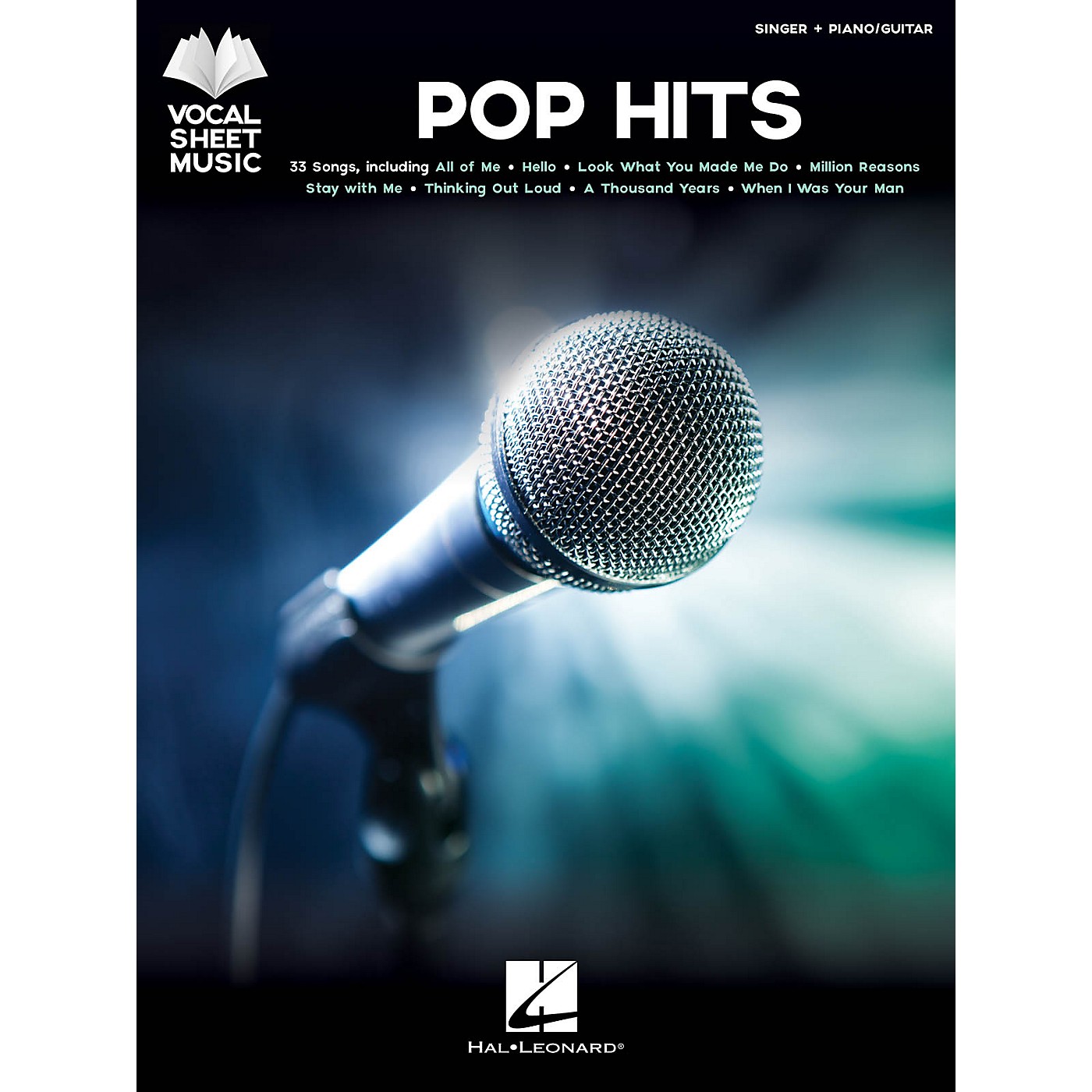 Hal Leonard Pop Hits - Vocal Sheet Music Series Songook (Singer + Piano/Guitar) thumbnail