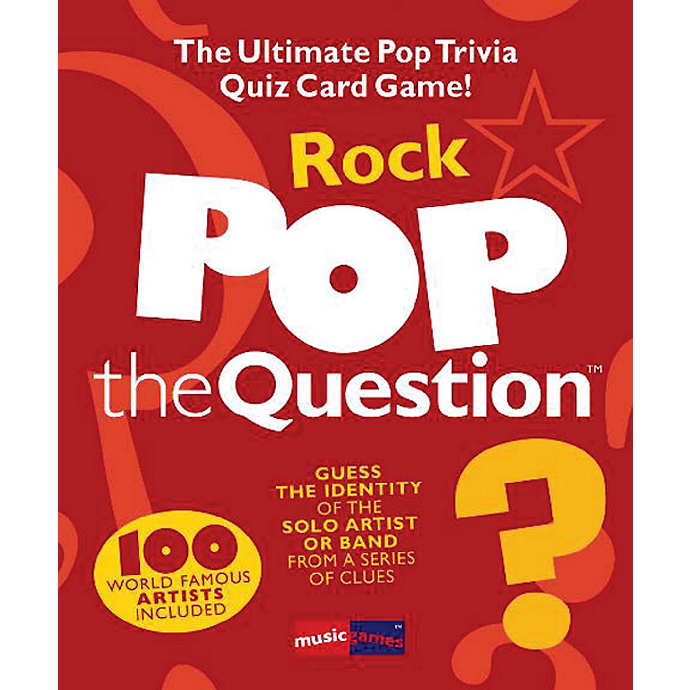 Music Sales Pop The Question Rock - The Ultimate Pop Trivia Quiz Card Game thumbnail
