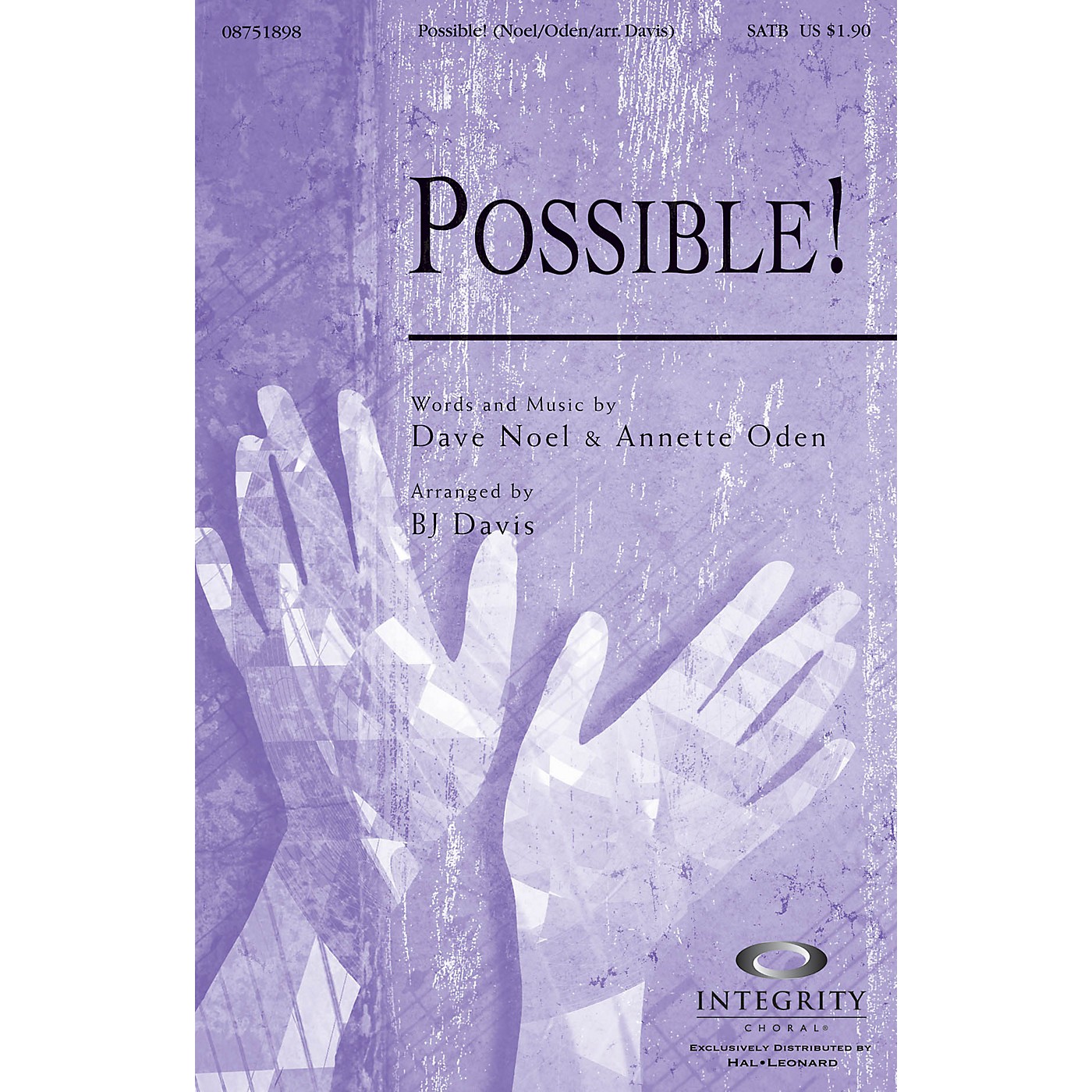 Integrity Choral Possible! SATB Arranged by BJ Davis thumbnail