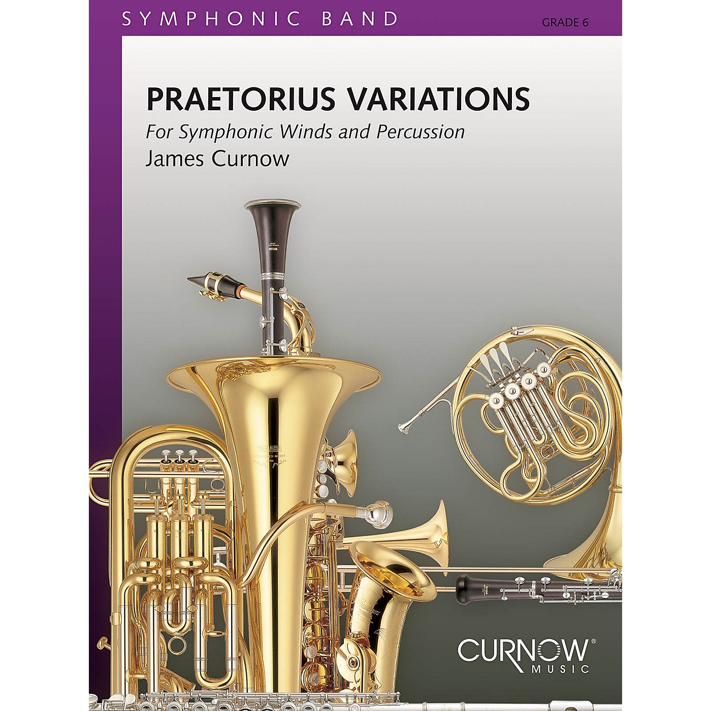 Curnow Music Praetorius Variations (Grade 6 - Score Only) Concert Band Level 6 Composed by James Curnow thumbnail