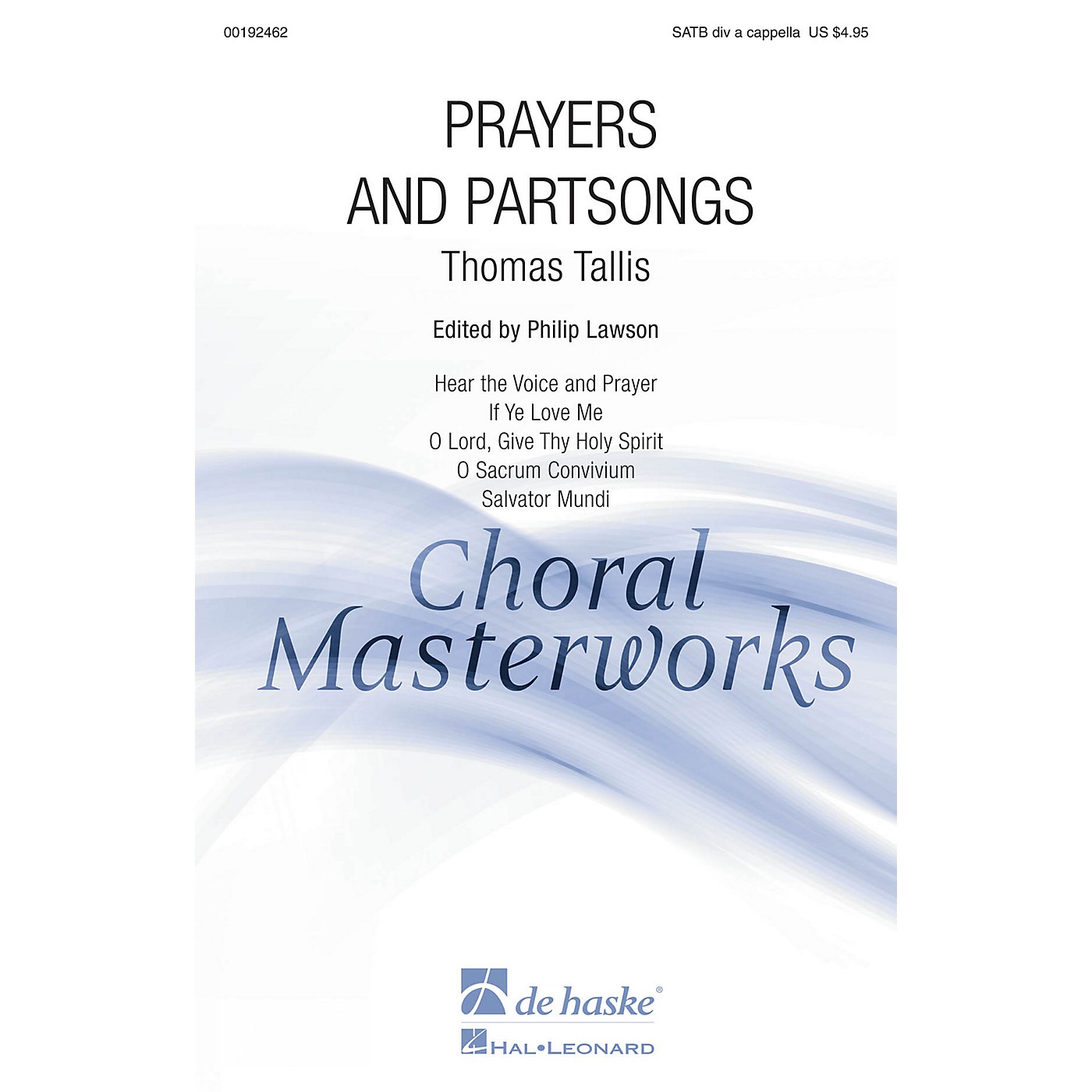 De Haske Music Prayers and Partsongs (Collection) SATB DV A Cappella composed by Thomas Tallis thumbnail