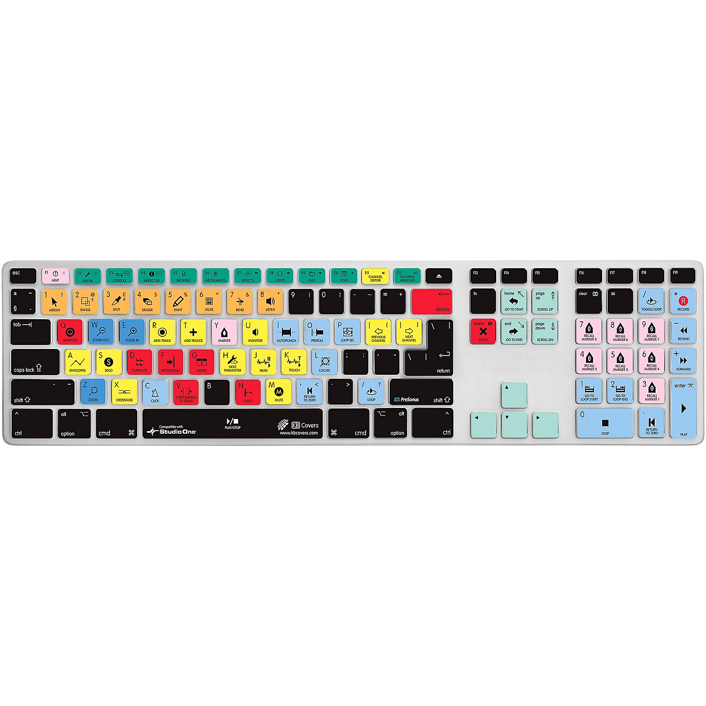 KB Covers PreSonus Studio One Keyboard Cover for Apple Ultra-Thin Keyboard With Num Pad thumbnail