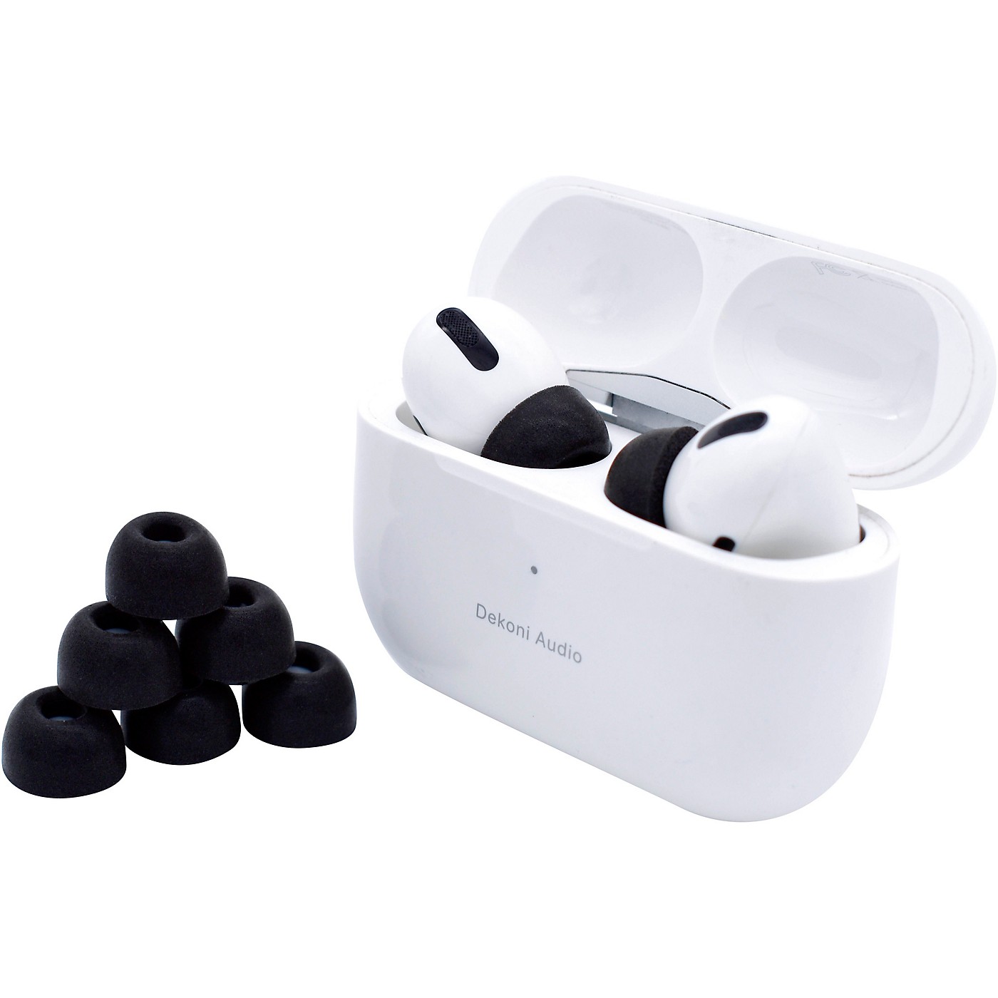Dekoni Audio Premium Airpods Pro Memory Foam Isolation Earphone Tips black - Sample 3 Pack (SM, MED, LRG) thumbnail
