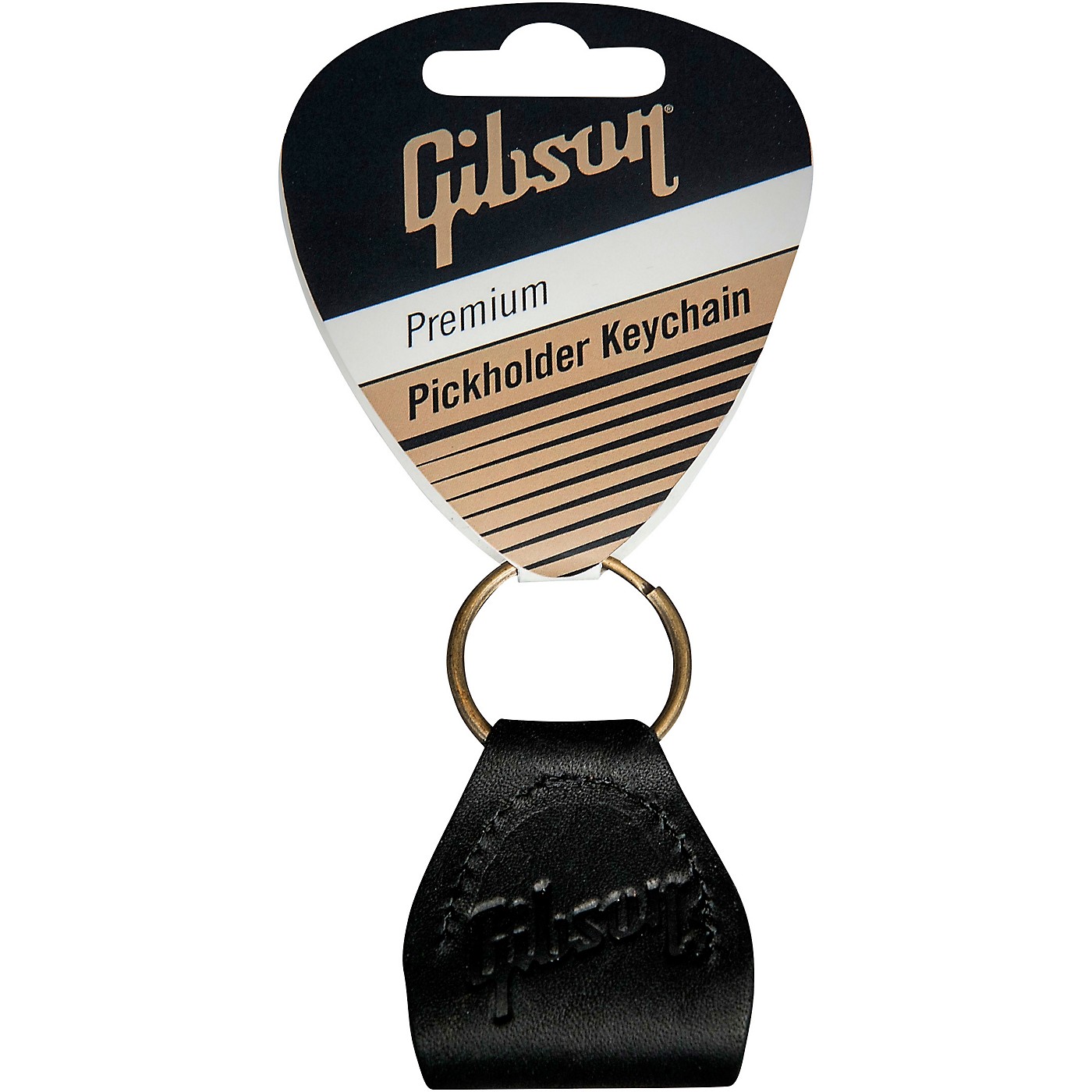 Gibson Premium Leather Pickholder Keychain thumbnail