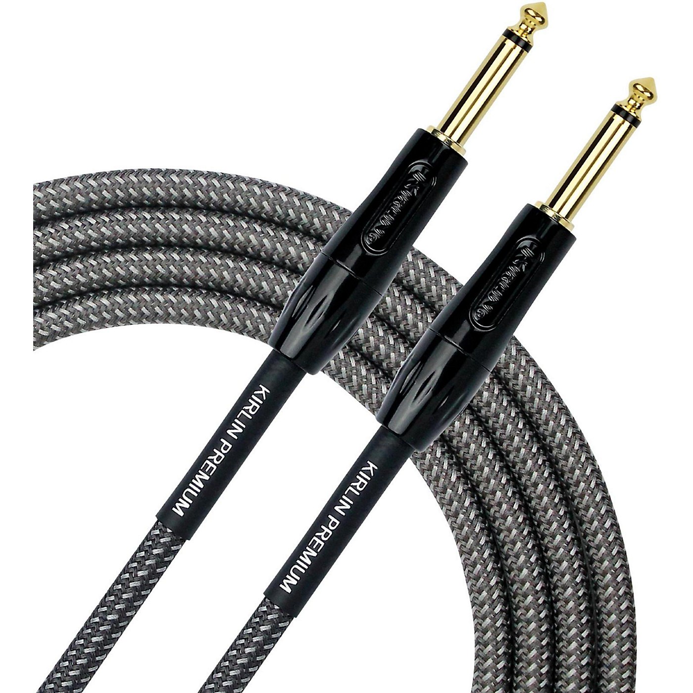 KIRLIN Premium Plus Instrument Cable with Carbon Gray Woven Jacket thumbnail