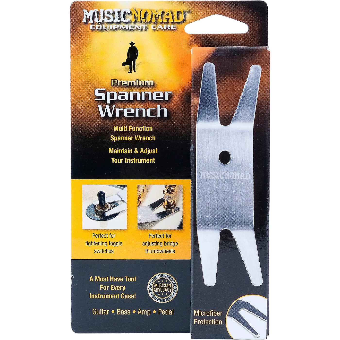 Music Nomad Premium Spanner Wrench With Microfiber thumbnail