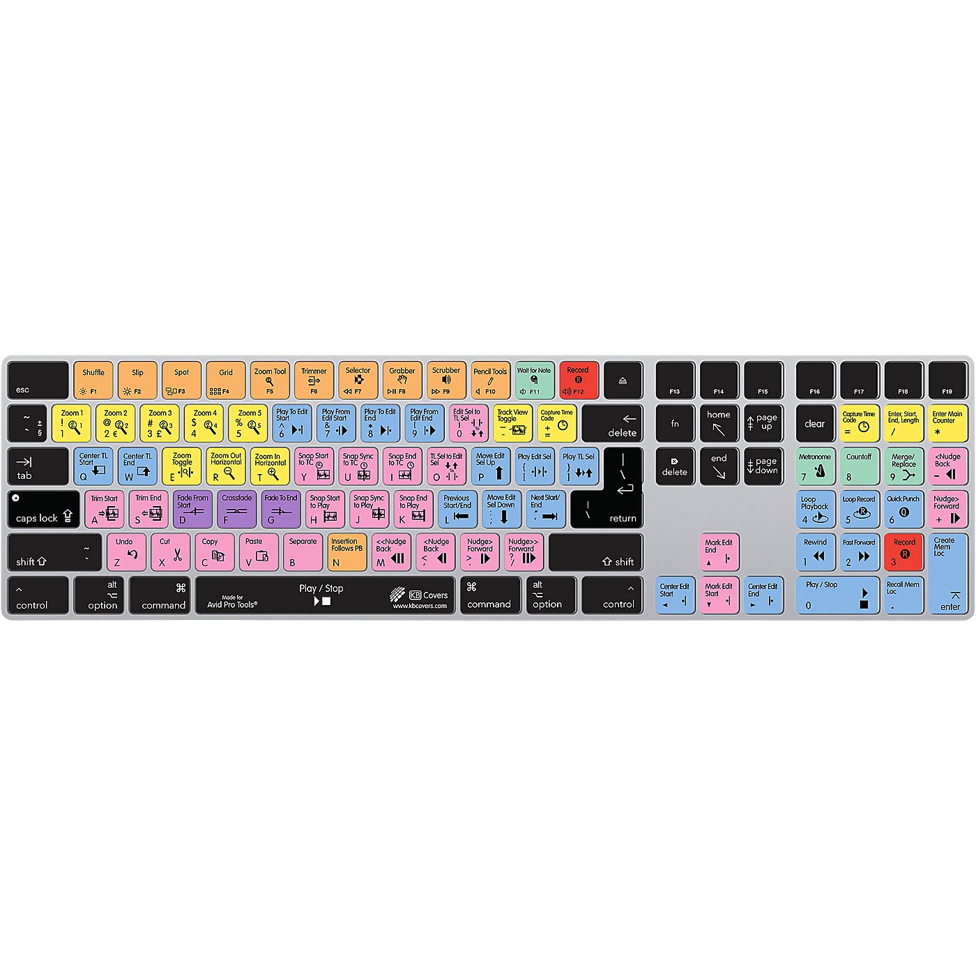 KB Covers Pro Tools Keyboard Cover for Apple Magic Keyboard With Num Pad thumbnail