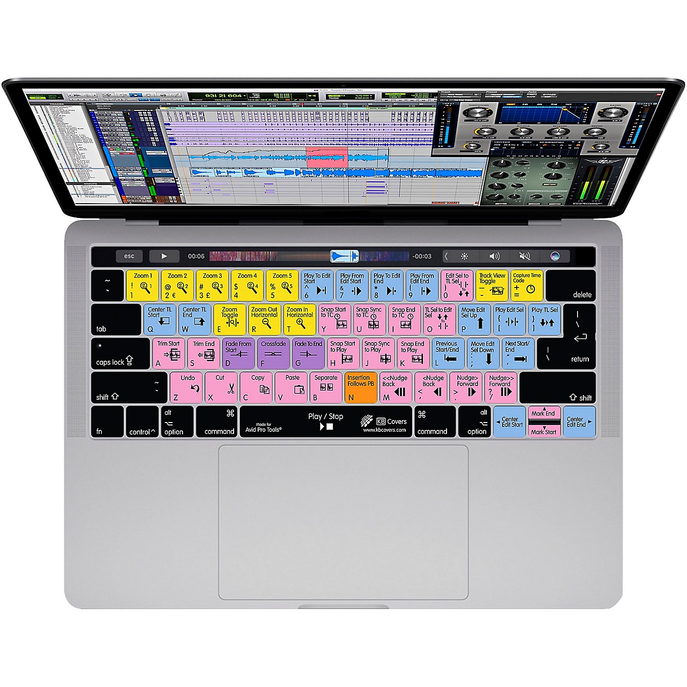 KB Covers Pro Tools Keyboard Cover for MacBook Pro (Late 2016+) With Touch Bar thumbnail
