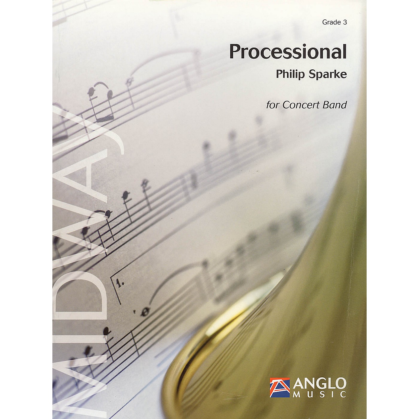 Anglo Music Press Processional (Grade 3 - Score Only) Concert Band Level 3 Composed by Philip Sparke thumbnail