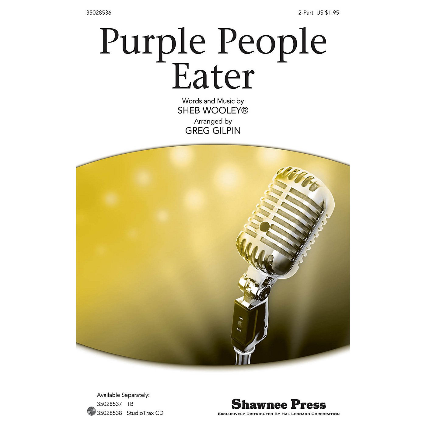 Shawnee Press Purple People Eater Studiotrax CD by Sheb Wooley Arranged by Greg Gilpin thumbnail