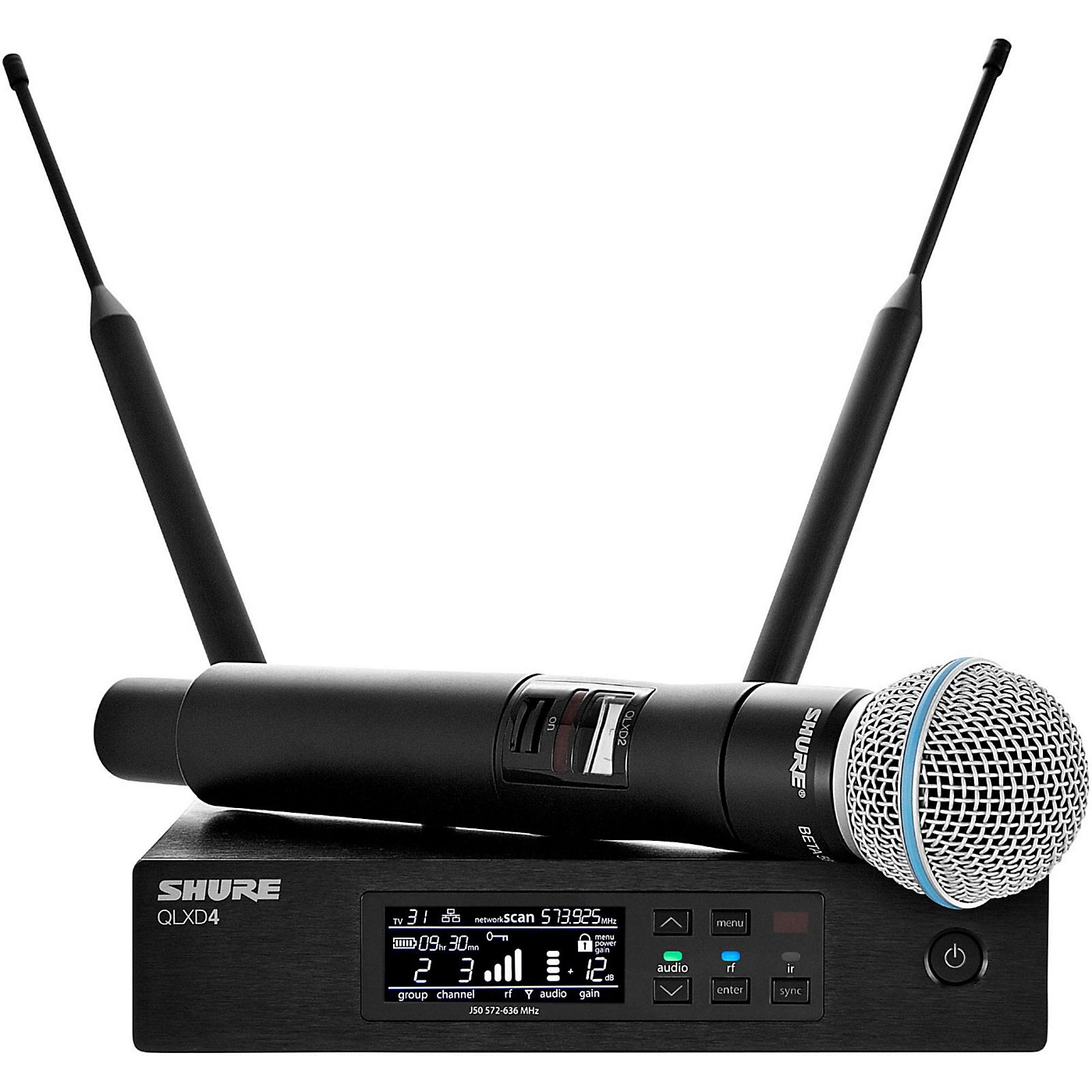 Shure QLX-D Digital Wireless System with Beta 58 Microphone thumbnail