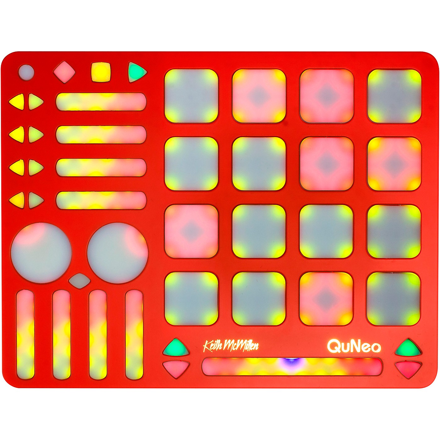 Keith McMillen QuNeo MPE MIDI Finger Drum Controller Red thumbnail