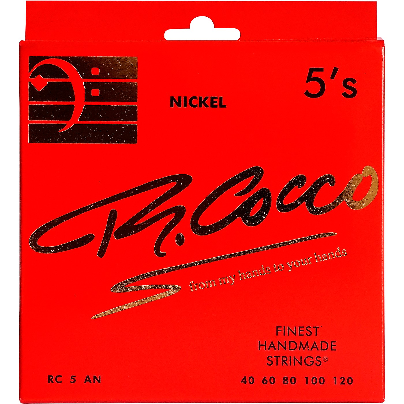 Richard Cocco RC5AN 5-String Nickel Electric Bass Guitar Strings thumbnail