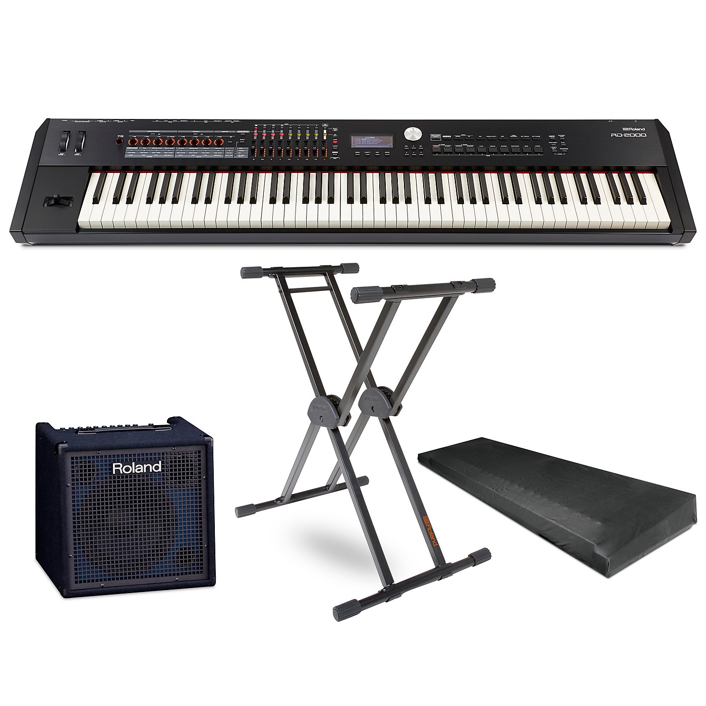 Roland RD-2000 Digital Stage Piano Essentials Package - Woodwind ...