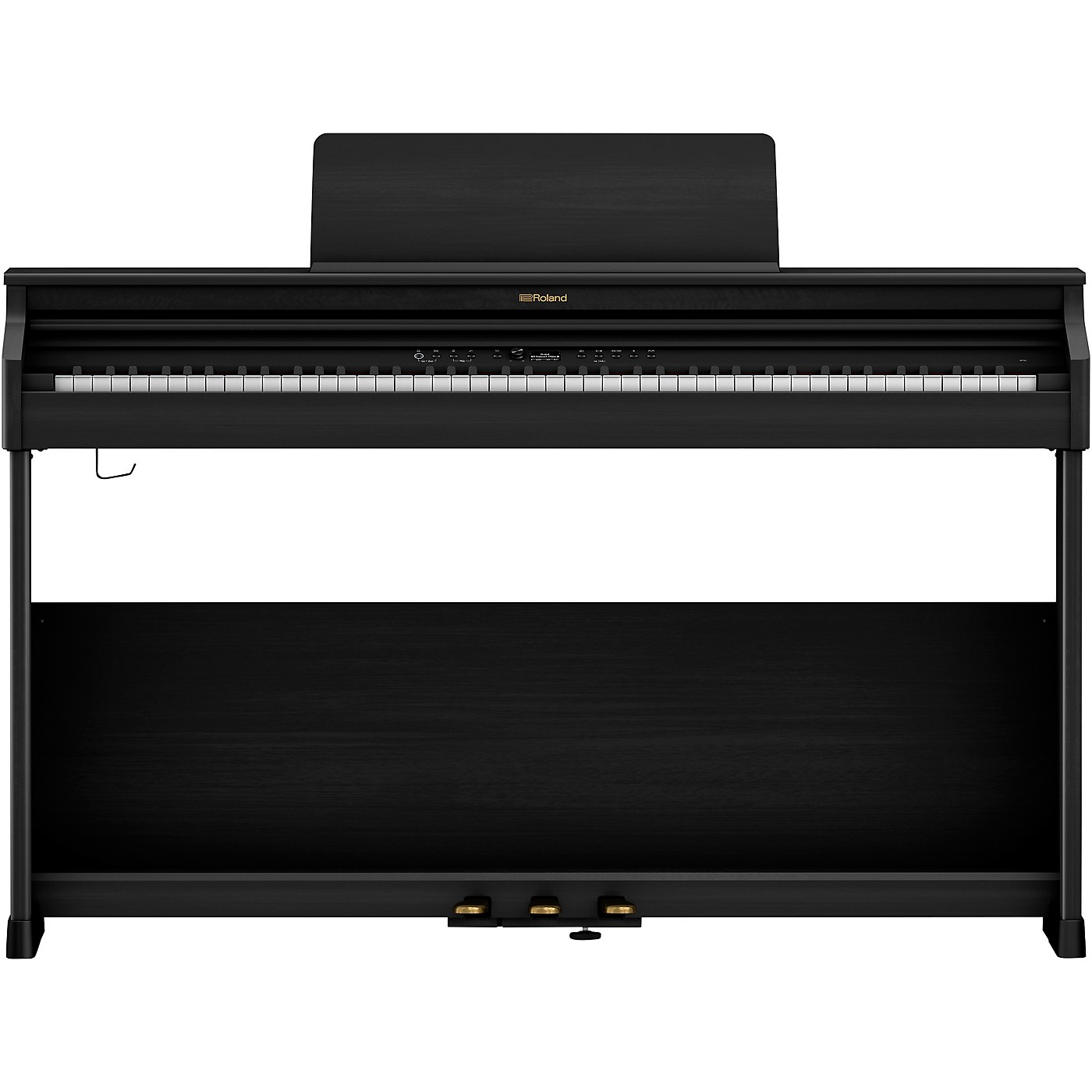 Roland RP701 Digital Upright Home Piano Contemporary Black Woodwind