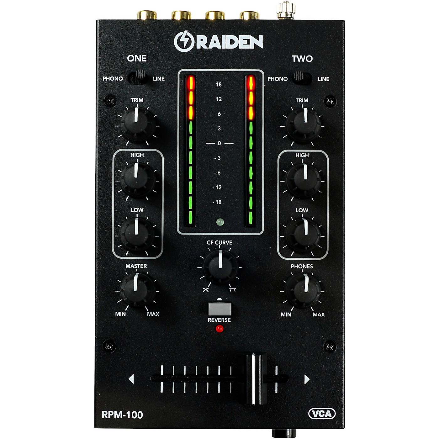 Raiden RPM-100 Portable 2-Channel DJ Mixer thumbnail