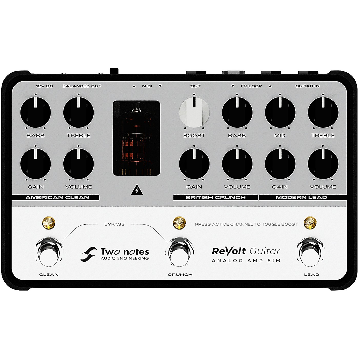 Two Notes AUDIO ENGINEERING ReVolt 3-Channel All-Analog Guitar Simulator Pedal thumbnail