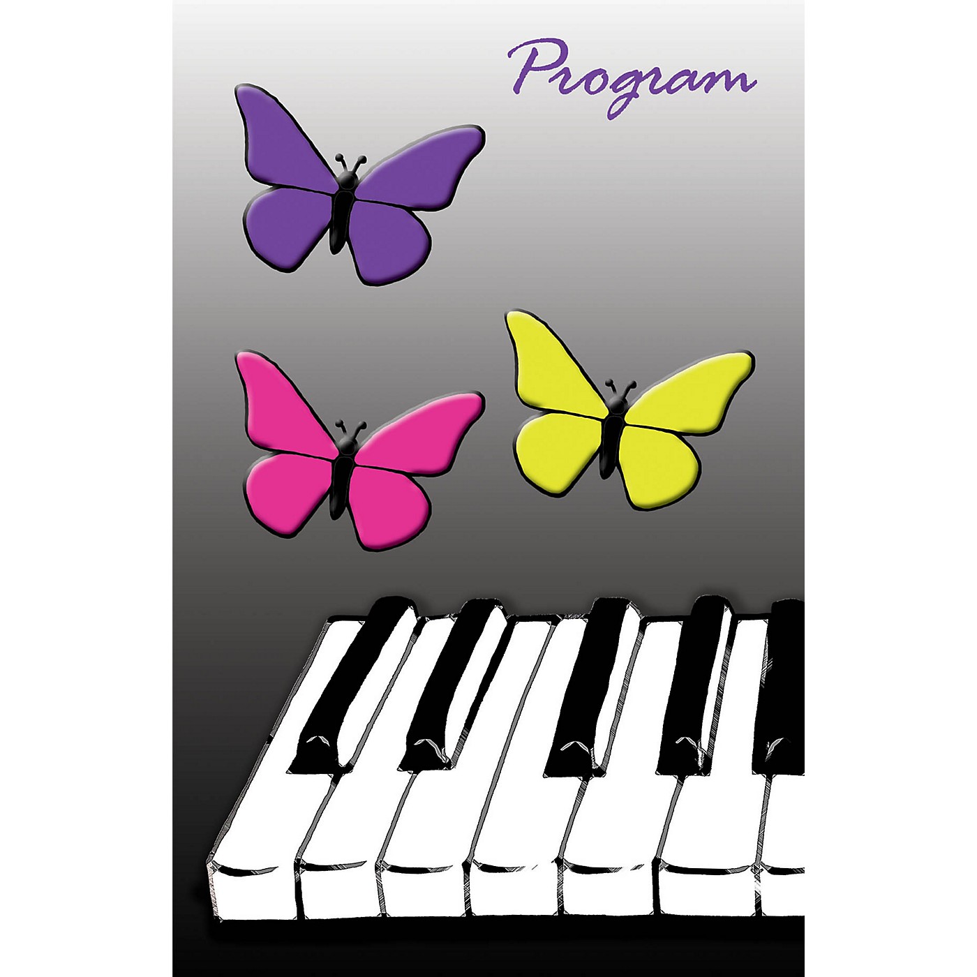Schaum Recital Program #76 - Butterfly Keyboard (Package of 25) Educational Piano Series Softcover thumbnail