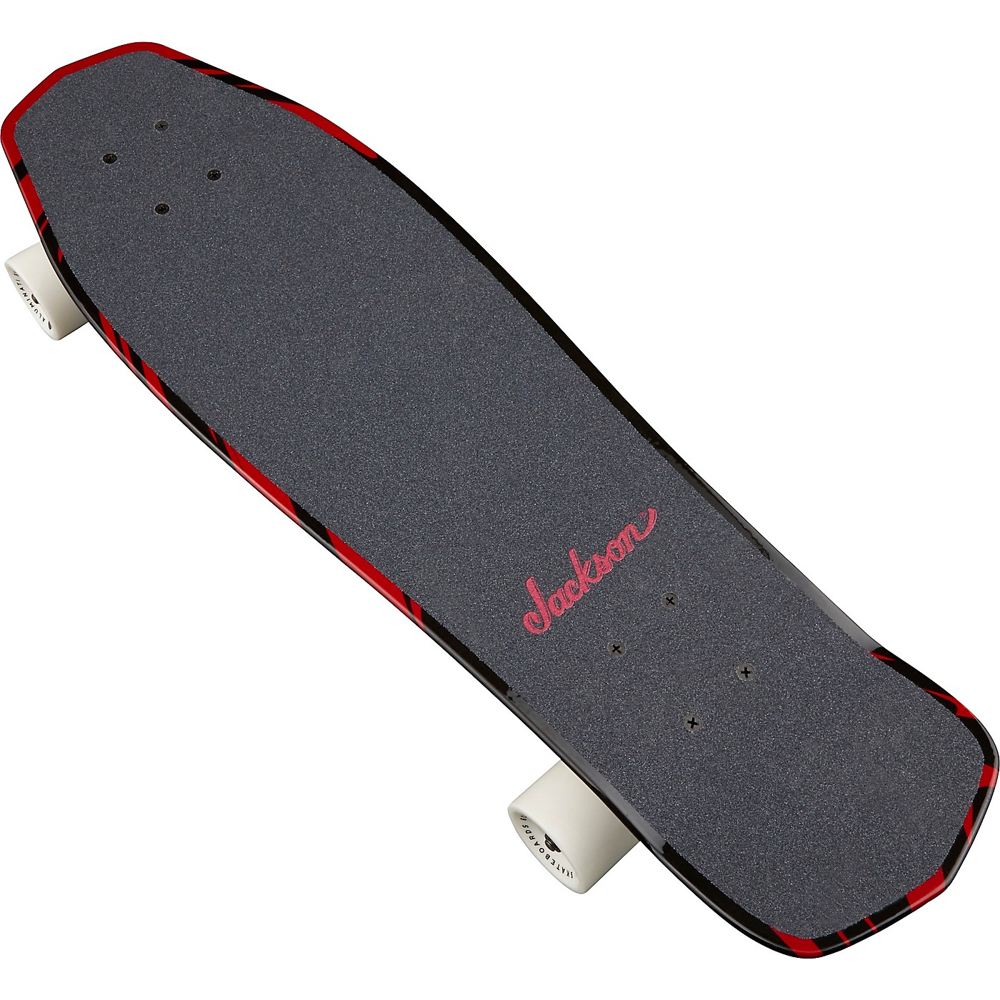 Jackson Red & Black Swirl Skateboard thumbnail