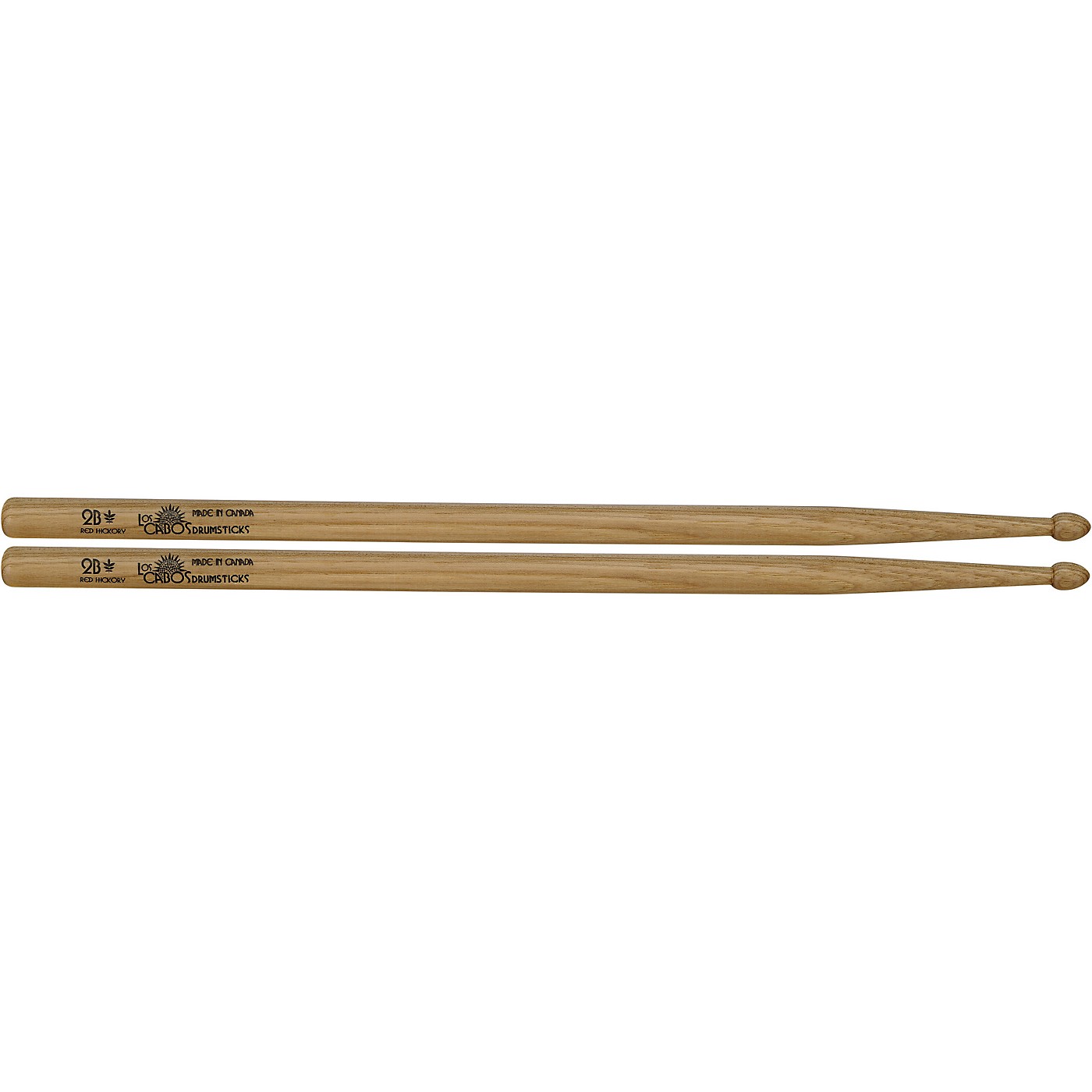 Los Cabos Drumsticks Red Hickory Center Cut Drum Sticks thumbnail