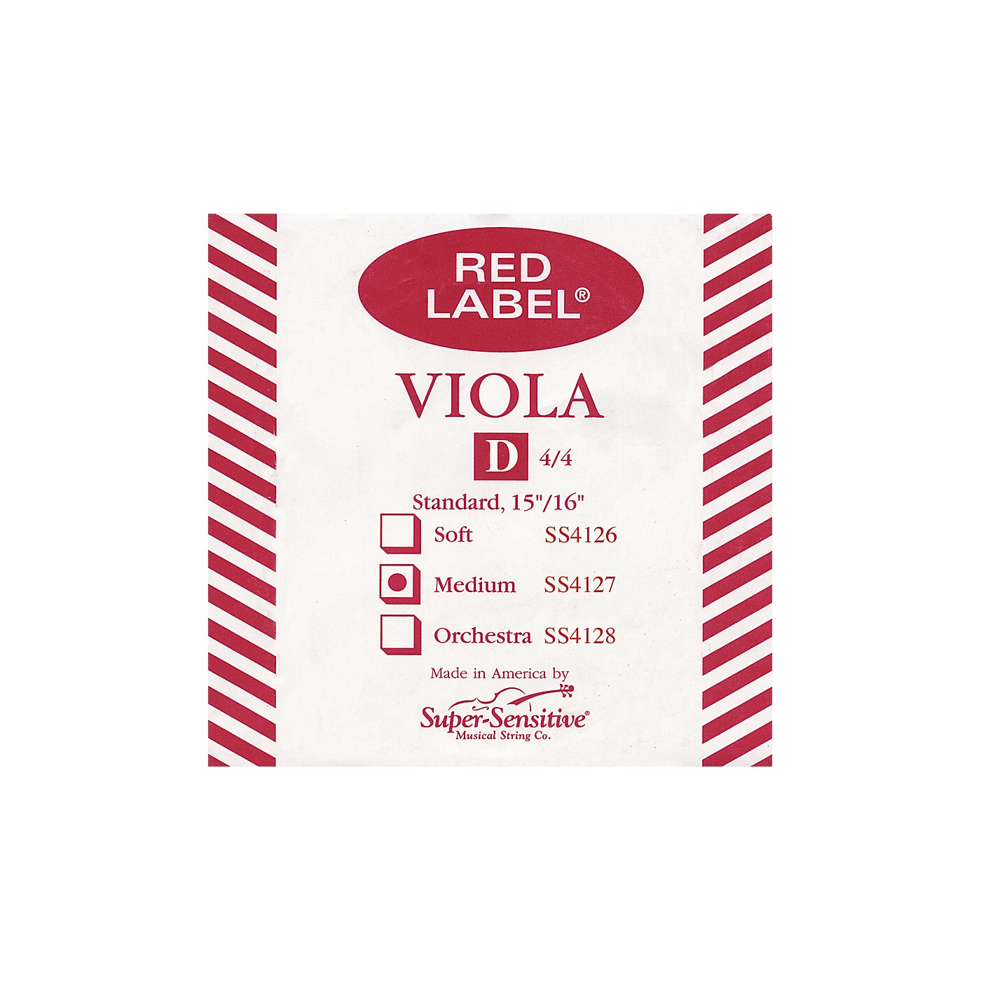 Super Sensitive Red Label Viola D String thumbnail