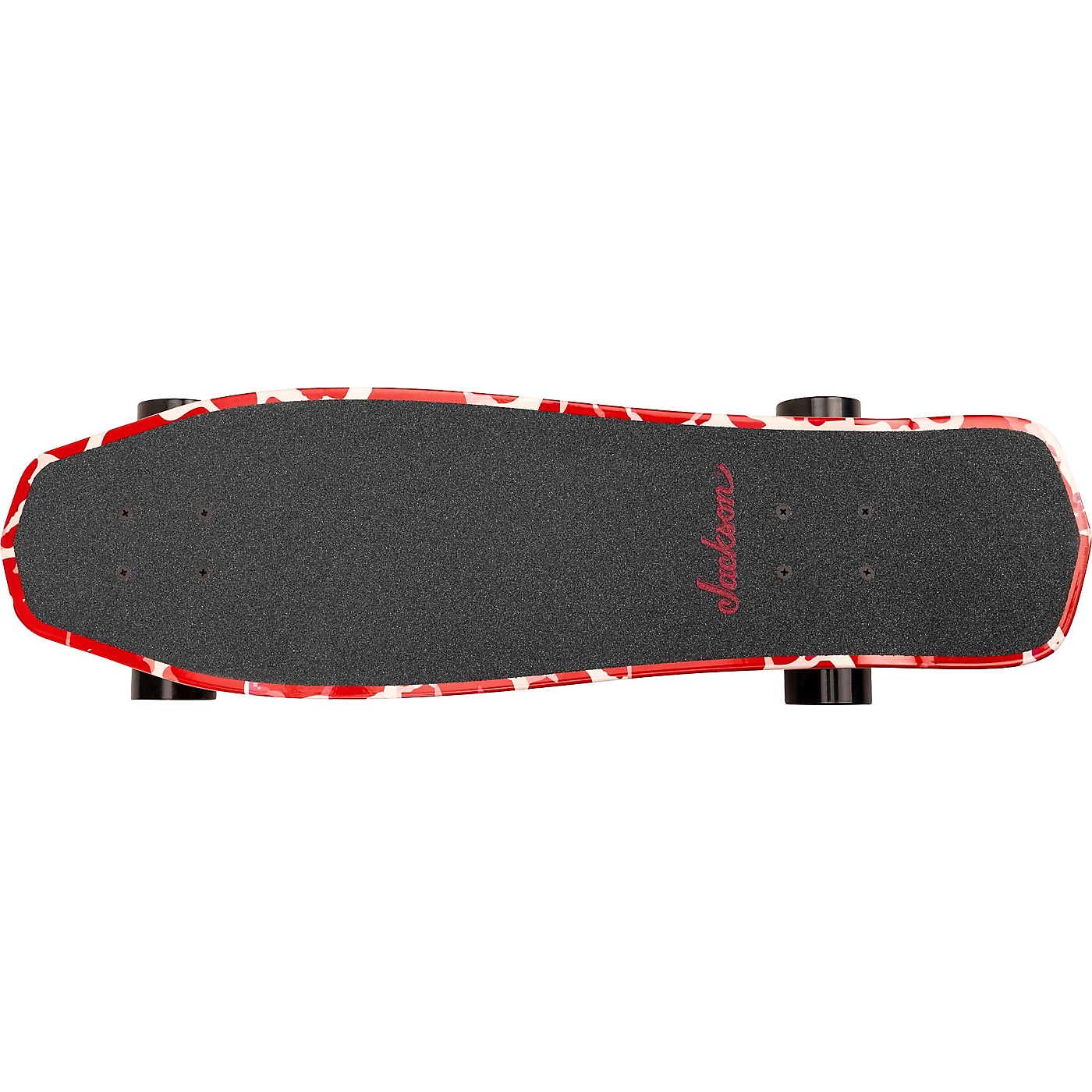 Jackson Red and White Crackle Skateboard thumbnail