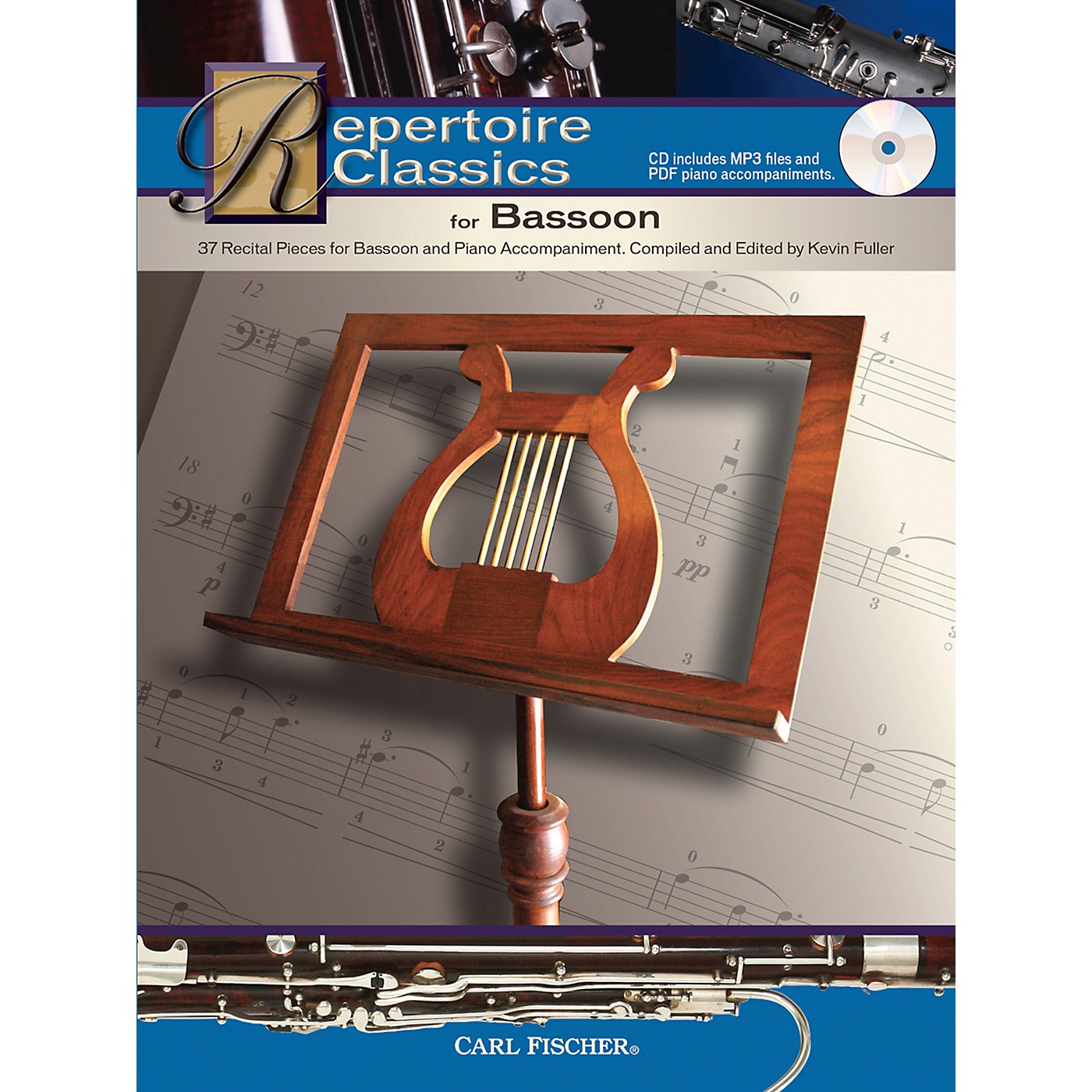 Carl Fischer Repertoire Classics for Bassoon (Bassoon & Piano Accompaniment) Book/CD thumbnail