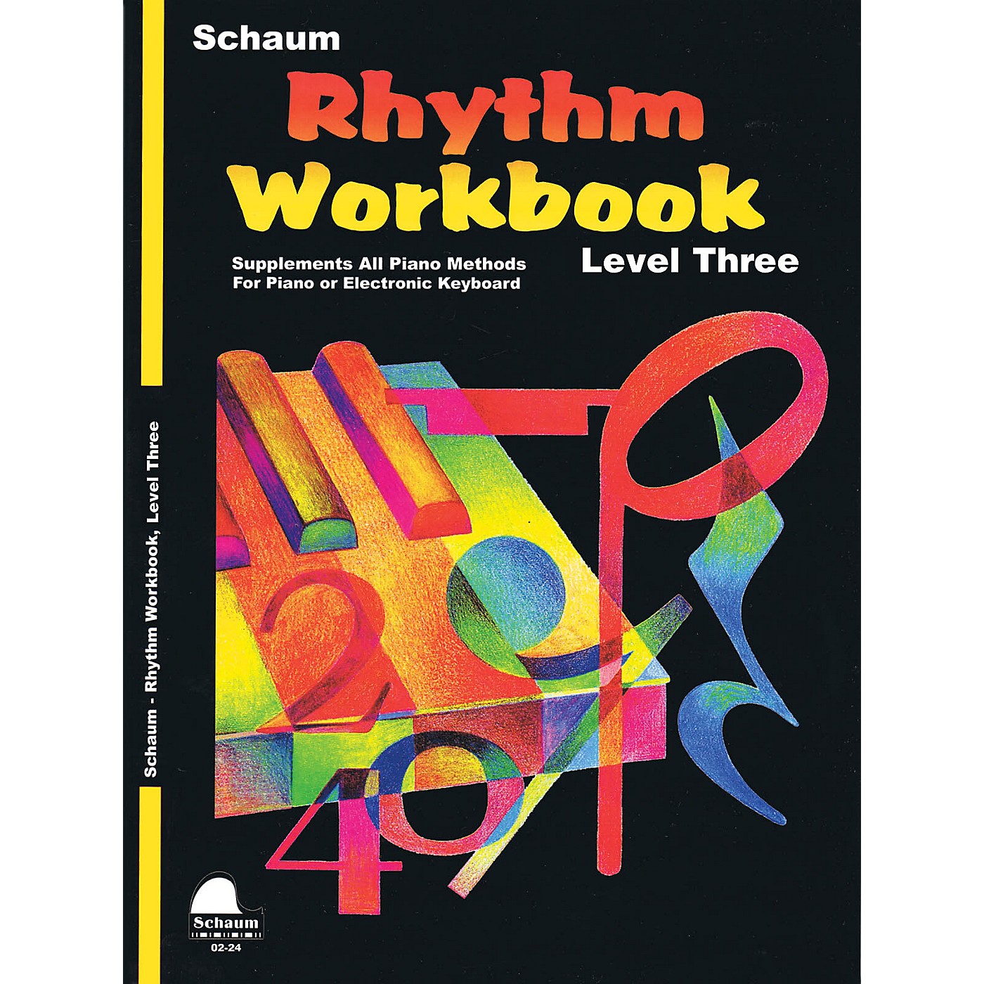 Schaum Rhythm Workbook (Level 3) Educational Piano Book by Wesley Schaum (Level Early Inter) thumbnail