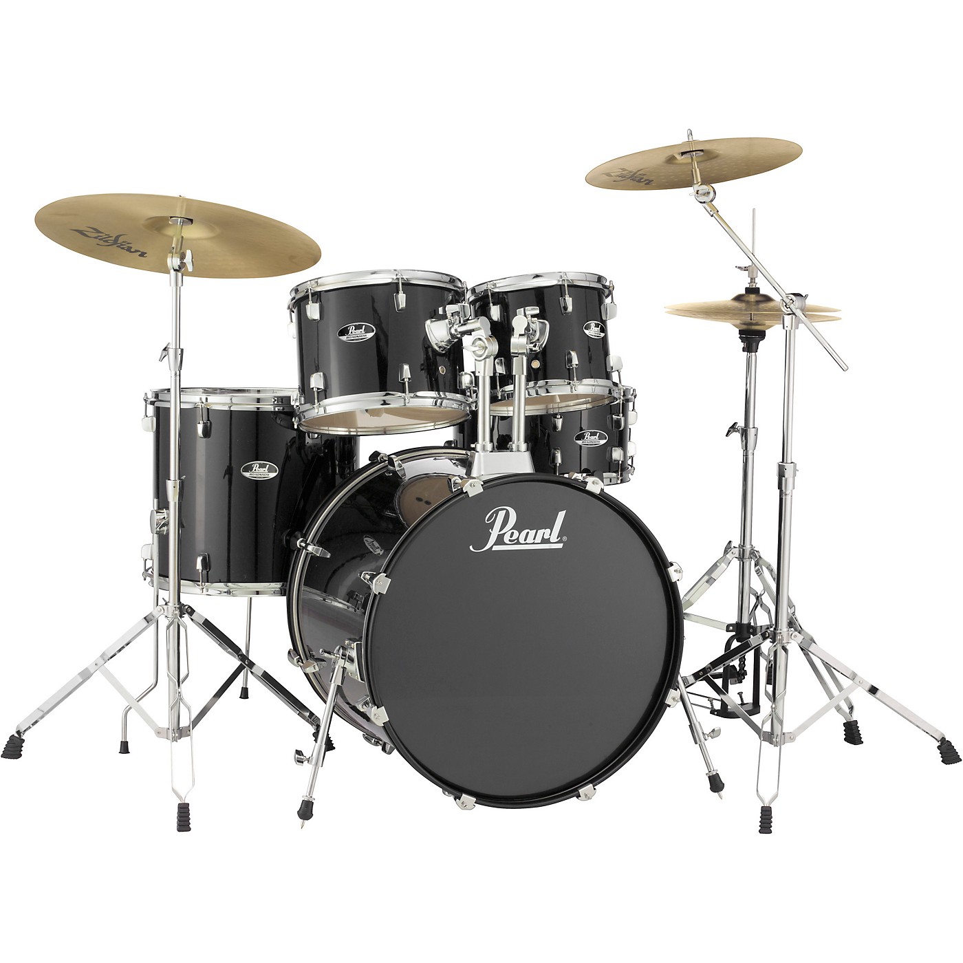 Pearl Roadshow Complete 5Piece Drum Set with Hardware and Zildjian