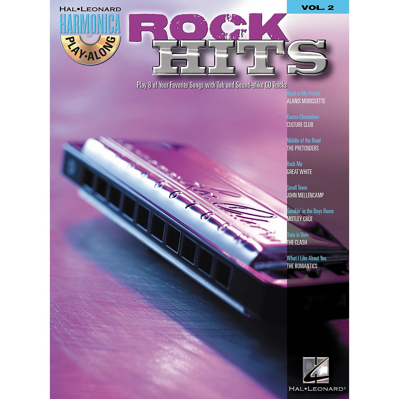 Hal Leonard Rock Hits - Harmonica Play-Along Series, Volume 2 (Book/CD) thumbnail