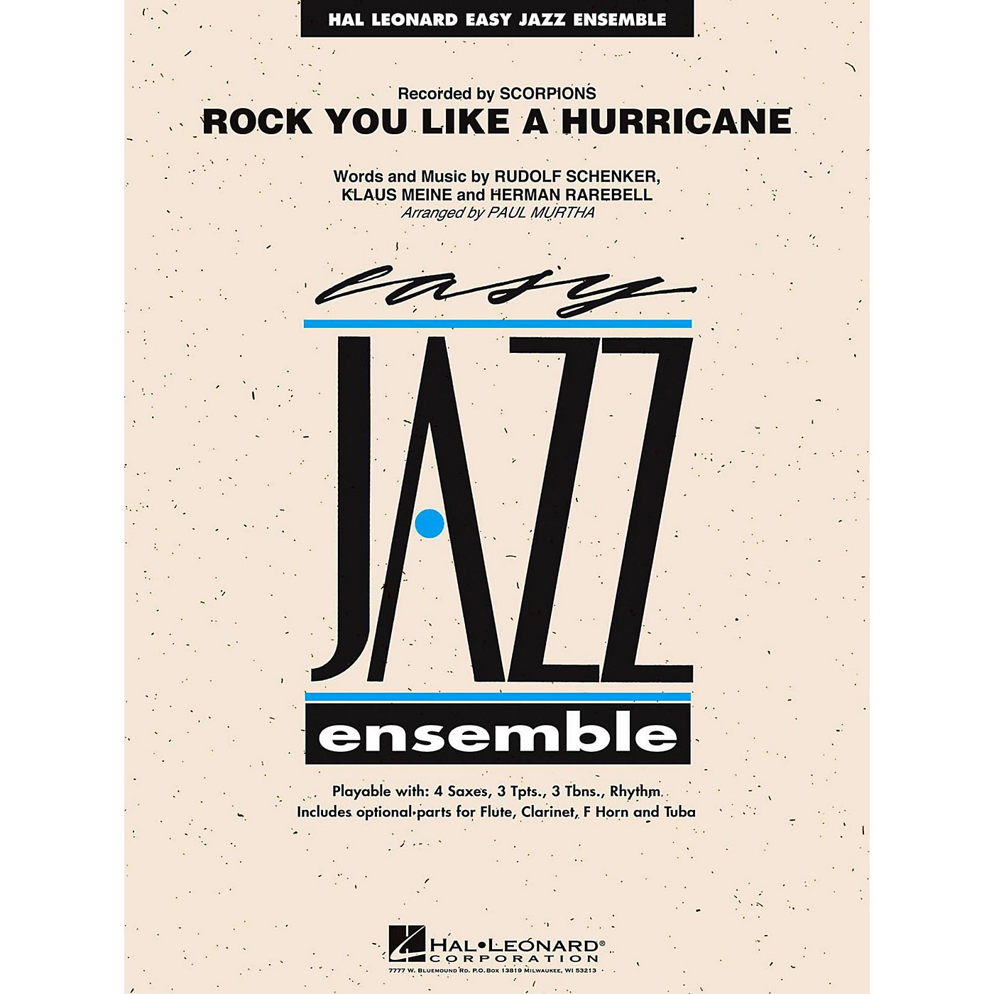 Hal Leonard Rock You Like A Hurricane Jazz Band Level 2 thumbnail
