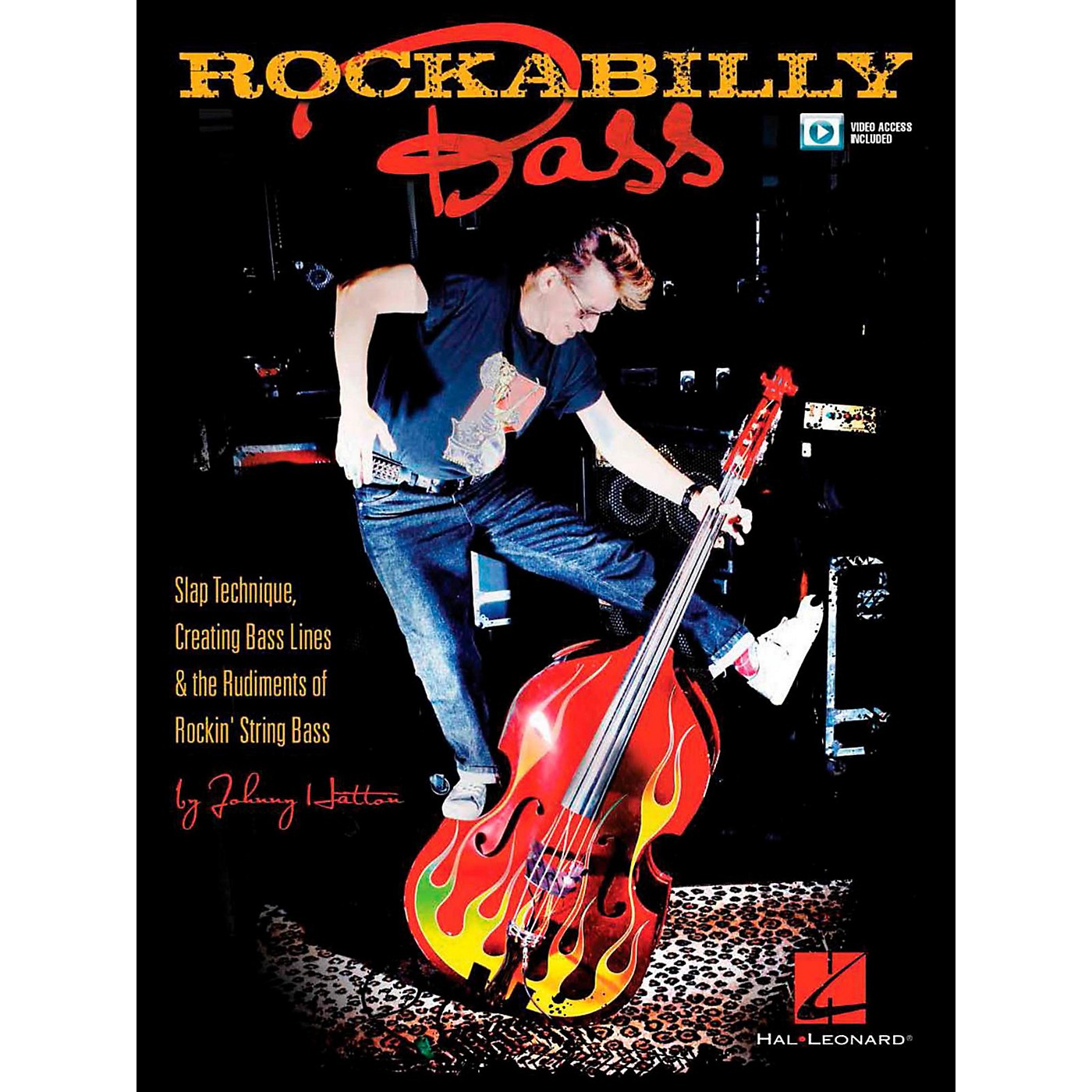 Hal Leonard Rockabilly Bass - Slap Technique, Creating Bass Lines & the Rudiments of Rockin' String Bass Book/Video Online thumbnail
