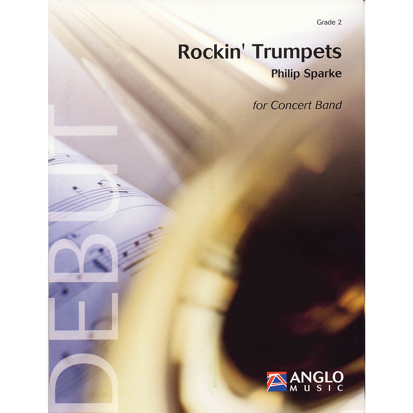 Anglo Music Press Rockin' Trumpets (Grade 2 - Score and Parts) Concert Band Level 2 Composed by Philip Sparke thumbnail