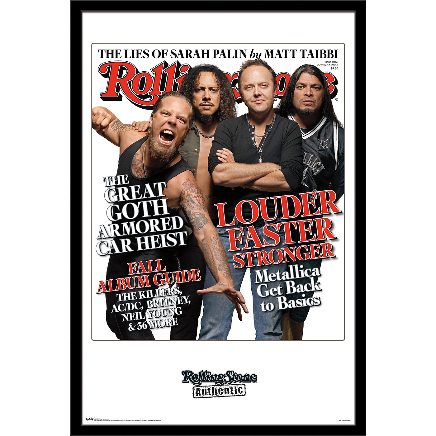 Trends International Rolling Stone - Metallica Poster thumbnail